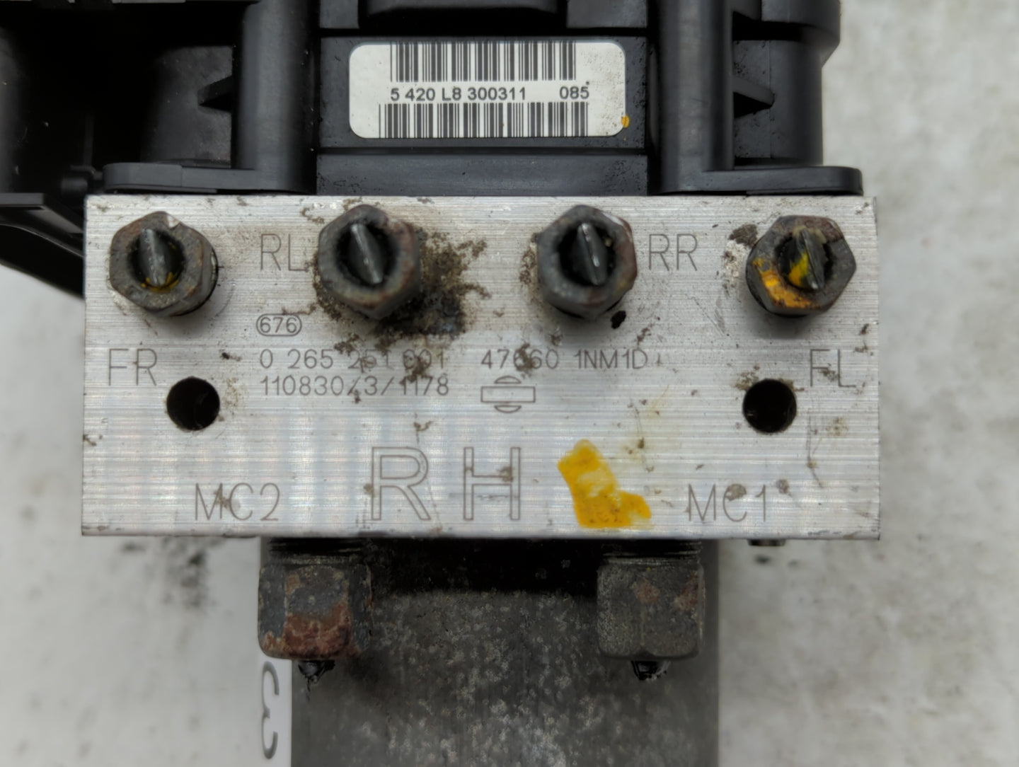 2011-2013 Infiniti G37 ABS Pump Control Module Replacement P/N:47660 1NM1D 0 265 951 629 Fits Fits 2011 2012 2013 2015 OEM U