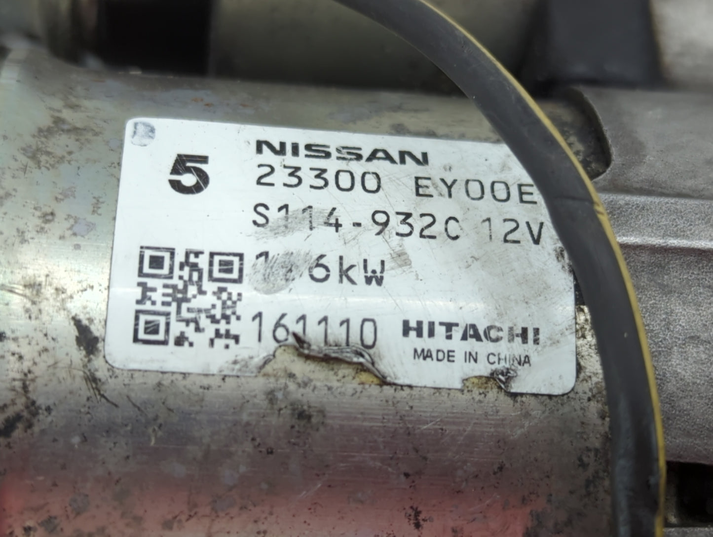 2008-2013 Infiniti G37 Car Starter Motor Solenoid OEM P/N:23300 EY00D Fits OEM Used Auto Parts - Oemusedautoparts1.com