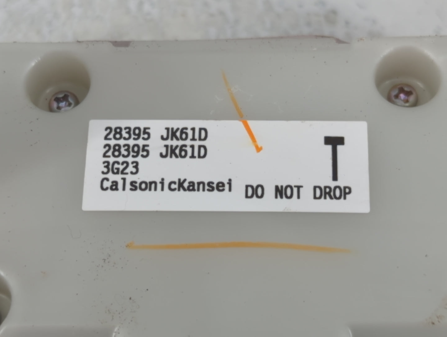 2013 Infiniti G37 Climate Control Module Temperature AC/Heater Replacement P/N:28395 JK61D Fits OEM Used Auto Parts - Oemuse