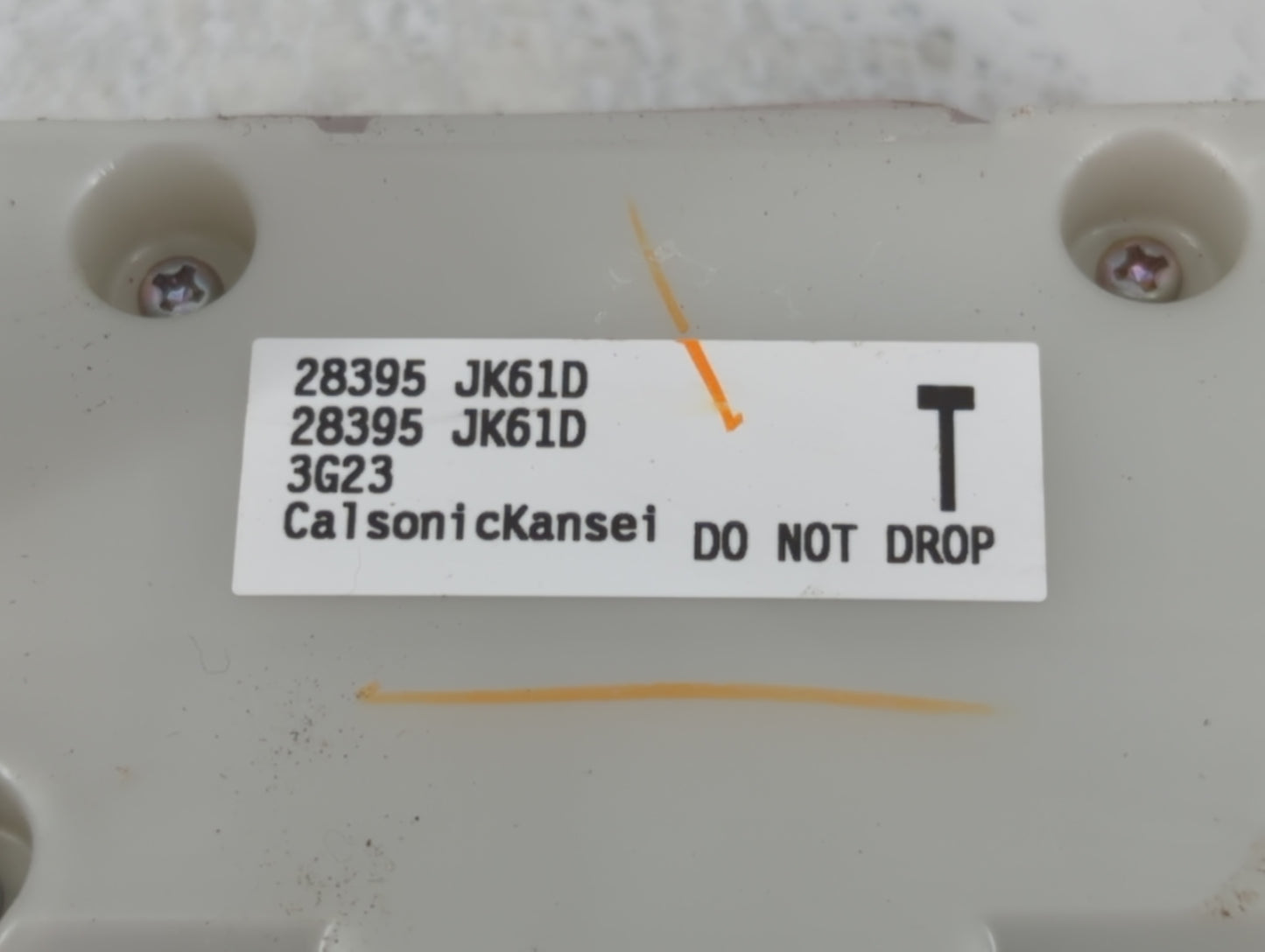 2013 Infiniti G37 Climate Control Module Temperature AC/Heater Replacement P/N:28395 JK61D Fits OEM Used Auto Parts - Oemuse