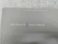 2013 Infiniti Jx Owners Manual Book Guide P/N:OM3E 0L50U1 OEM Used Auto Parts - Oemusedautoparts1.com