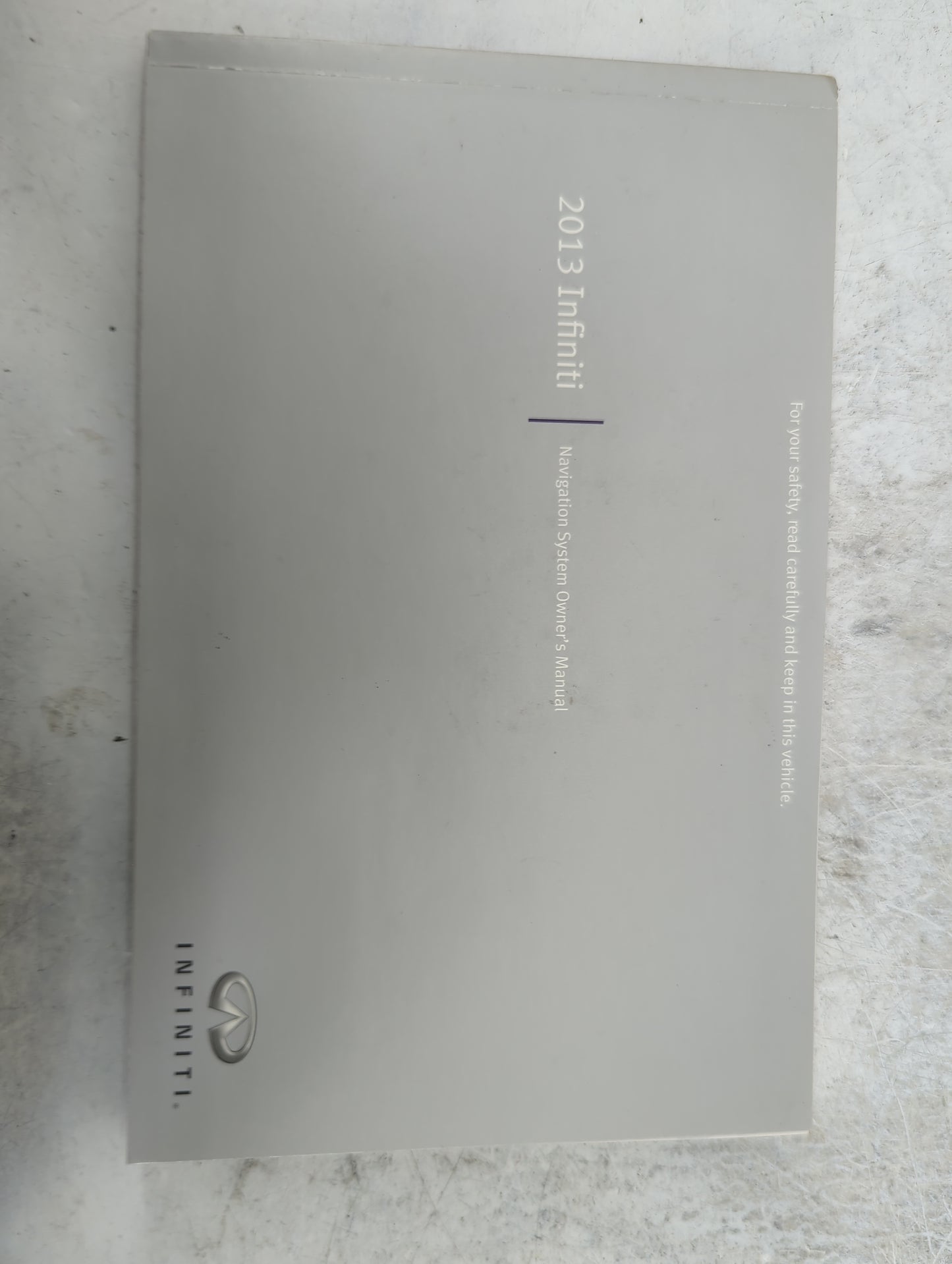 2013 Infiniti Jx Owners Manual Book Guide P/N:N13E 08TJU0 OEM Used Auto Parts - Oemusedautoparts1.com