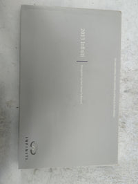 2013 Infiniti Jx Owners Manual Book Guide P/N:N13E 08TJU0 OEM Used Auto Parts - Oemusedautoparts1.com