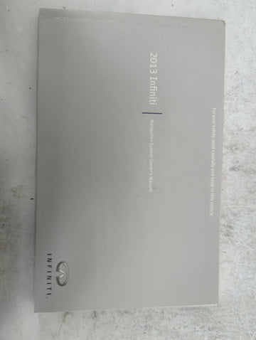 2013 Infiniti Jx Owners Manual Book Guide P/N:N13E 08TJU0 OEM Used Auto Parts - Oemusedautoparts1.com