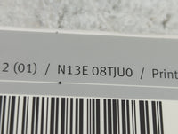 2013 Infiniti Jx Owners Manual Book Guide P/N:N13E 08TJU0 OEM Used Auto Parts - Oemusedautoparts1.com