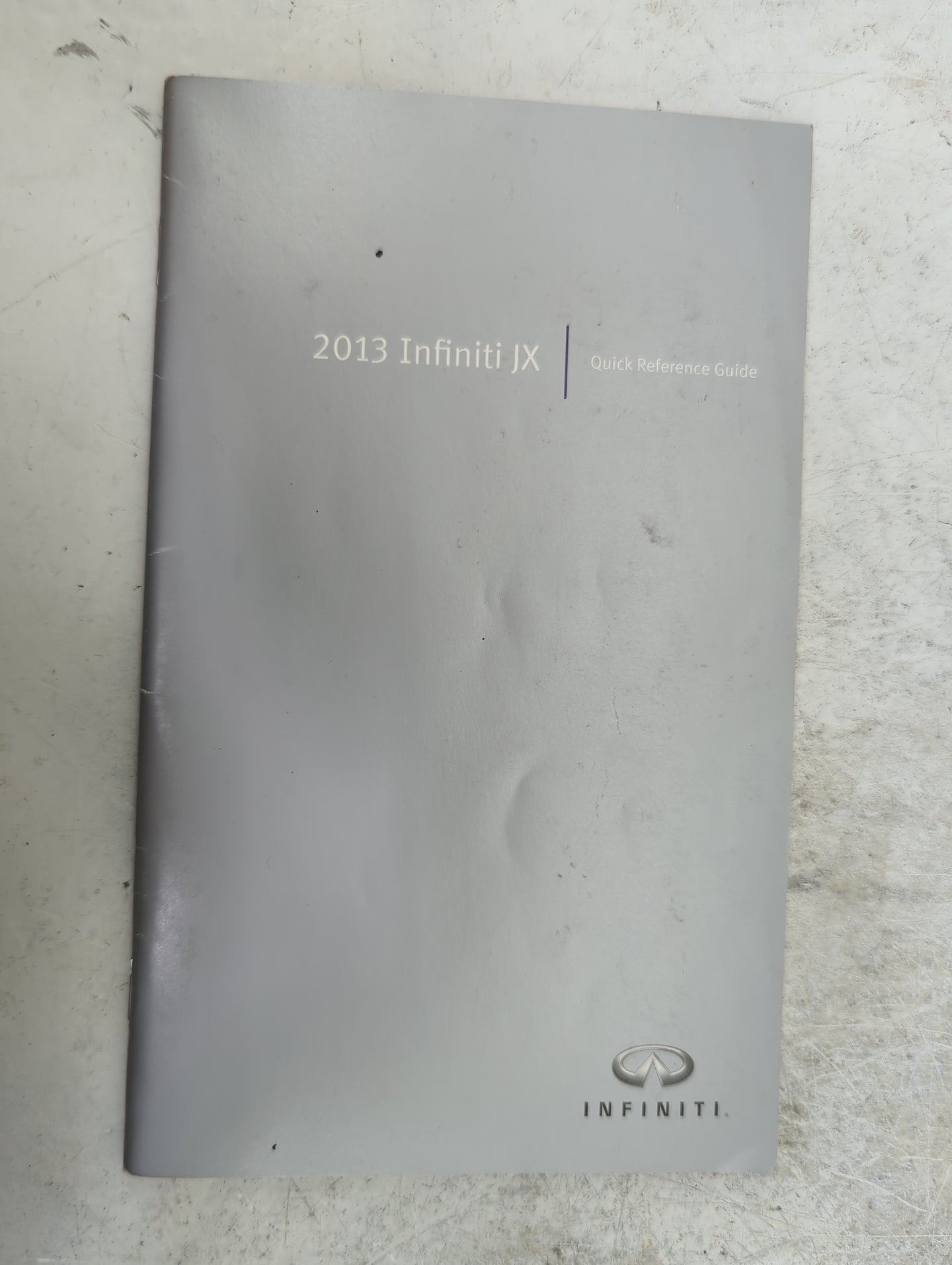 2013 Infiniti Jx Owners Manual Book Guide P/N:N13E 08TJU0 OEM Used Auto Parts - Oemusedautoparts1.com