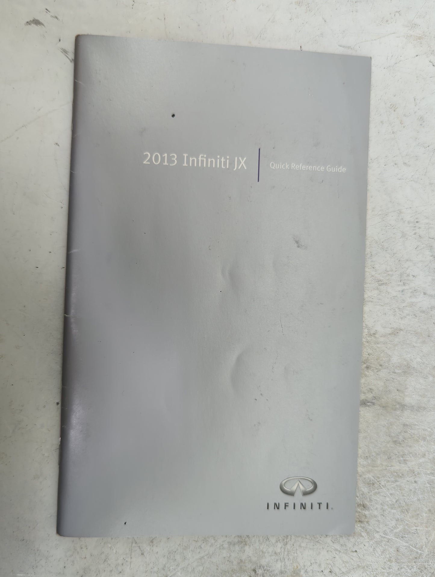 2013 Infiniti Jx Owners Manual Book Guide P/N:N13E 08TJU0 OEM Used Auto Parts - Oemusedautoparts1.com
