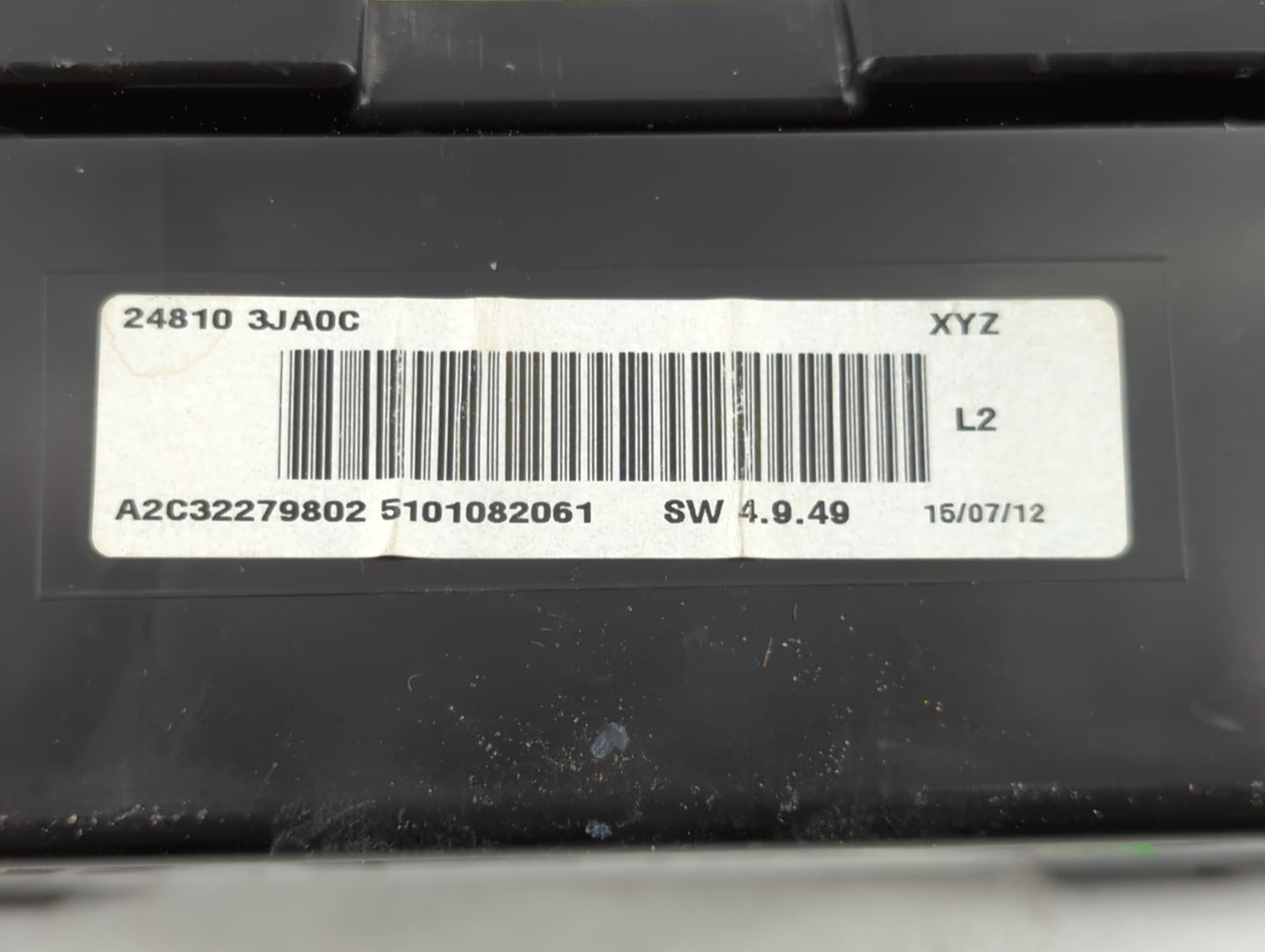 2013 Infiniti Jx35 Instrument Cluster Speedometer Gauges P/N:24810 3JA0C Fits OEM Used Auto Parts - Oemusedautoparts1.com