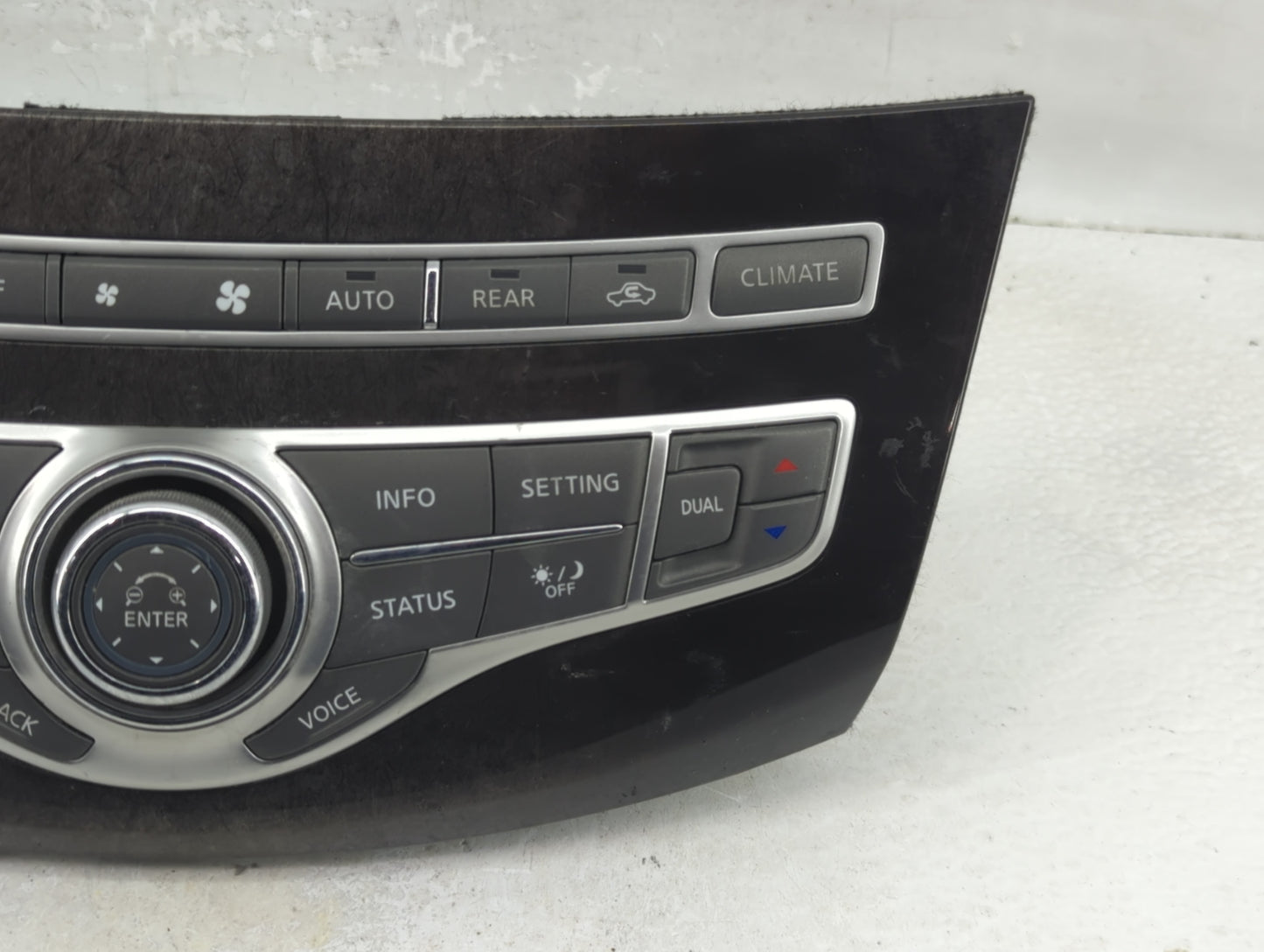 2013 Infiniti Jx35 Climate Control Module Temperature AC/Heater Replacement P/N:283953JA7A Fits OEM Used Auto Parts - Oemuse