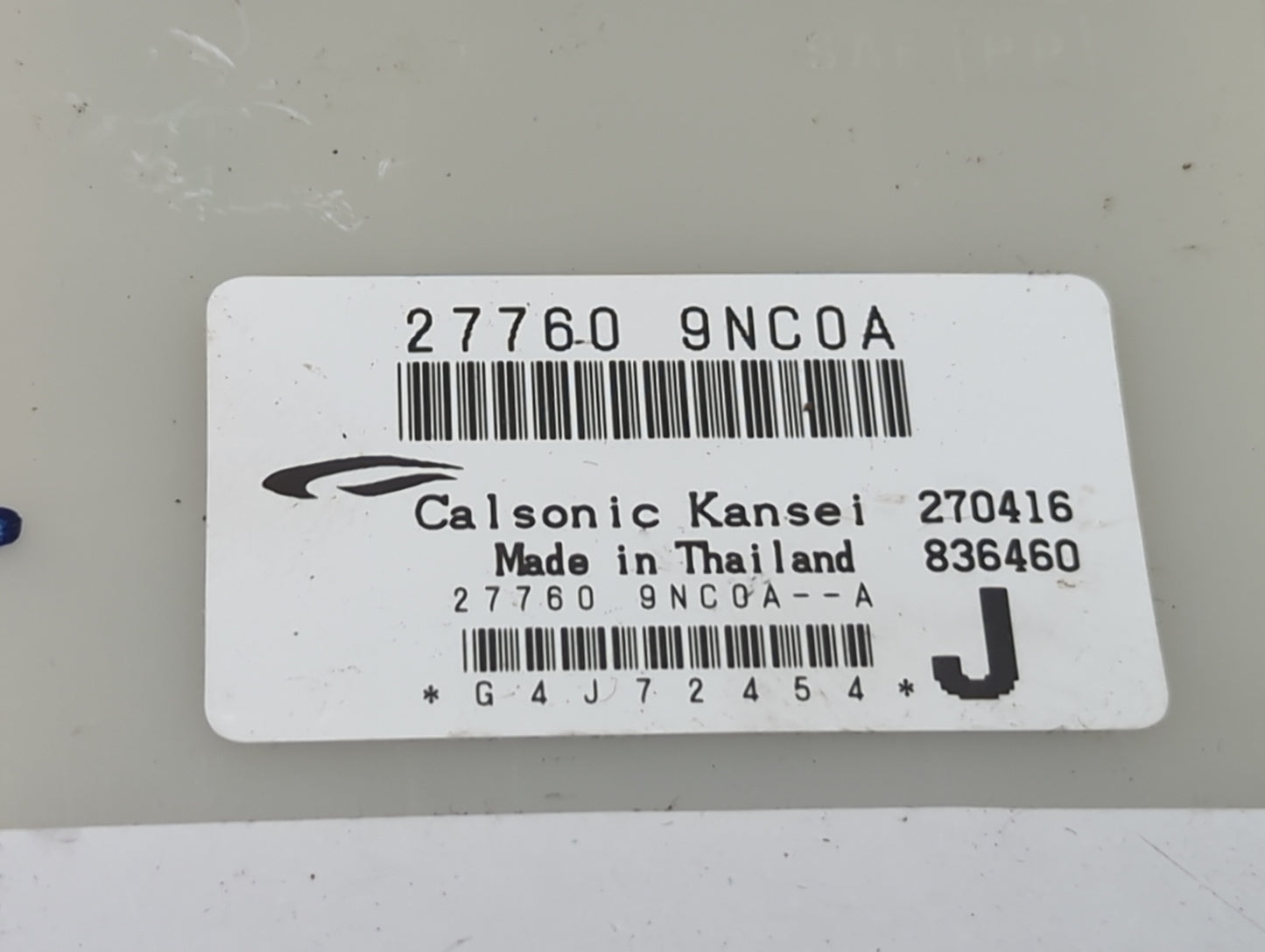 Infiniti Jx35 Temperature Control Module 27760 9nc0a|27760 9nc0a--a - Oemusedautoparts1.com