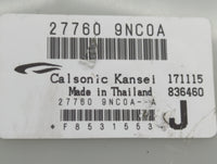 2013 Infiniti Jx35 Climate Control Module Temperature AC/Heater Replacement P/N:27760 9NC0A 27760 9NC0A-A Fits OEM Used Auto