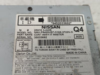 2013 Infiniti Jx35 Radio AM FM Cd Player Receiver Replacement P/N:25915 3JA0B NAU-P8420US7-C, QX-3722N-D Fits Fits 2014 2015