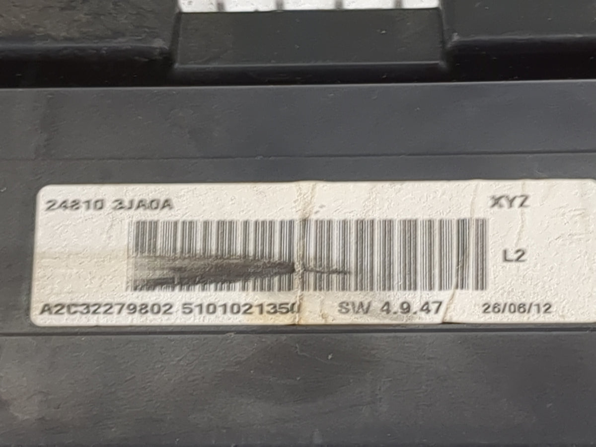 2013 Infiniti Jx35 Instrument Cluster Speedometer Gauges P/N:24810 3JA0A A2C32279802, A2C53410957 Miles: Fits OEM Used Auto 
