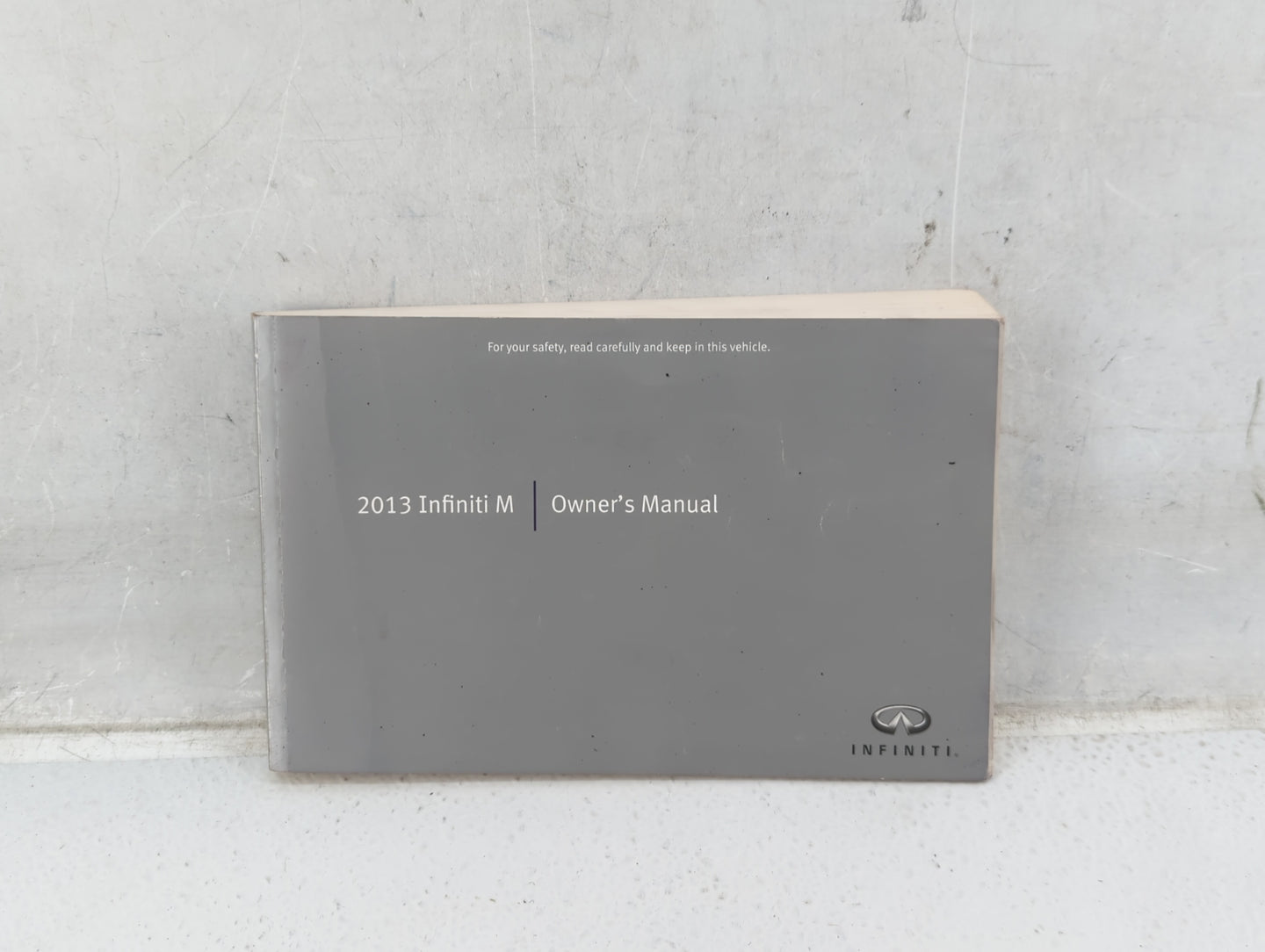 2013 Infiniti M35 Owners Manual Book Guide OEM Used Auto Parts - Oemusedautoparts1.com