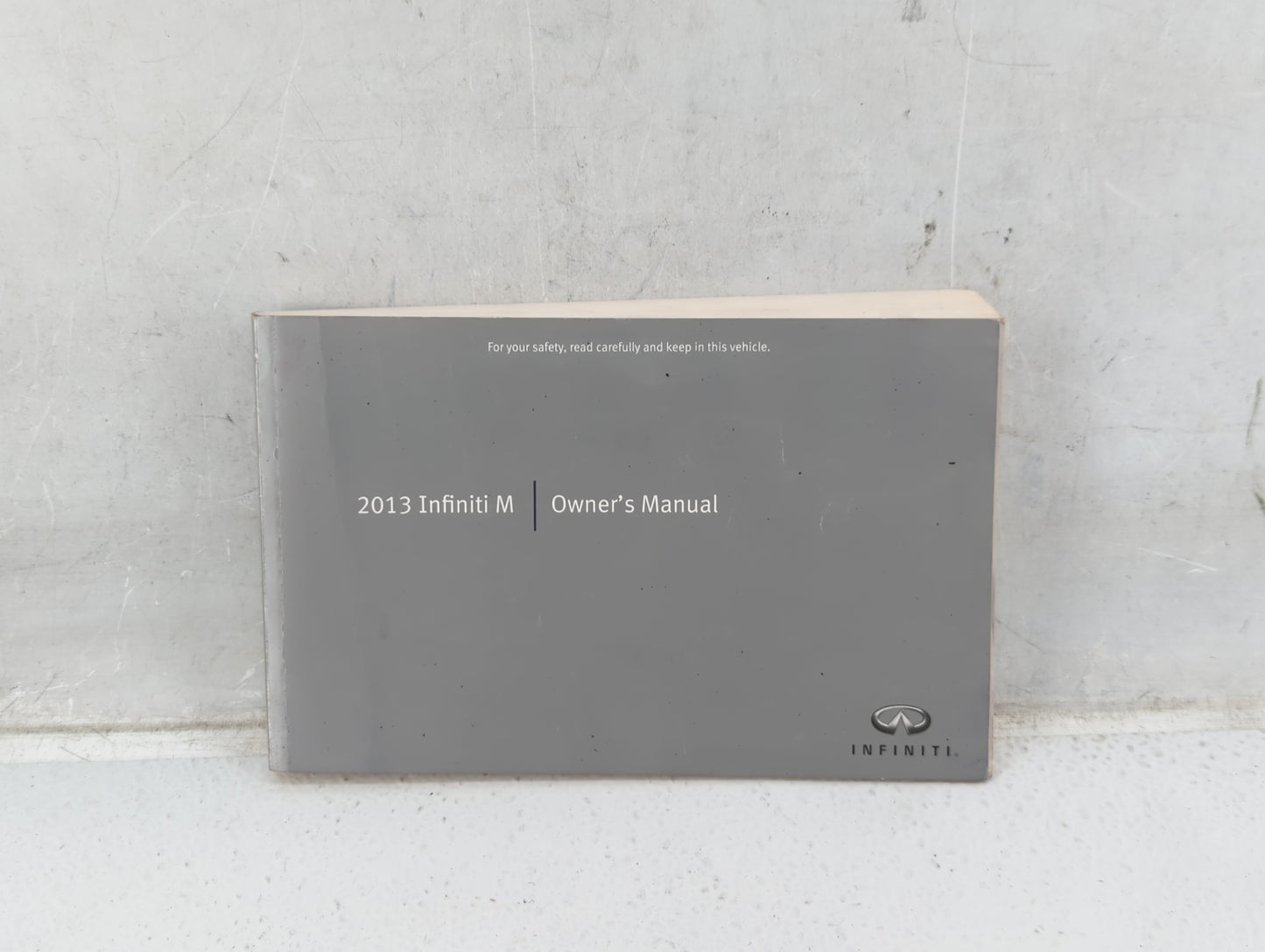 2013 Infiniti M35 Owners Manual Book Guide OEM Used Auto Parts - Oemusedautoparts1.com