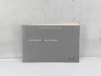 compare product 2013 Infiniti M35 Owners Manual Book Guide OEM Used Auto Parts