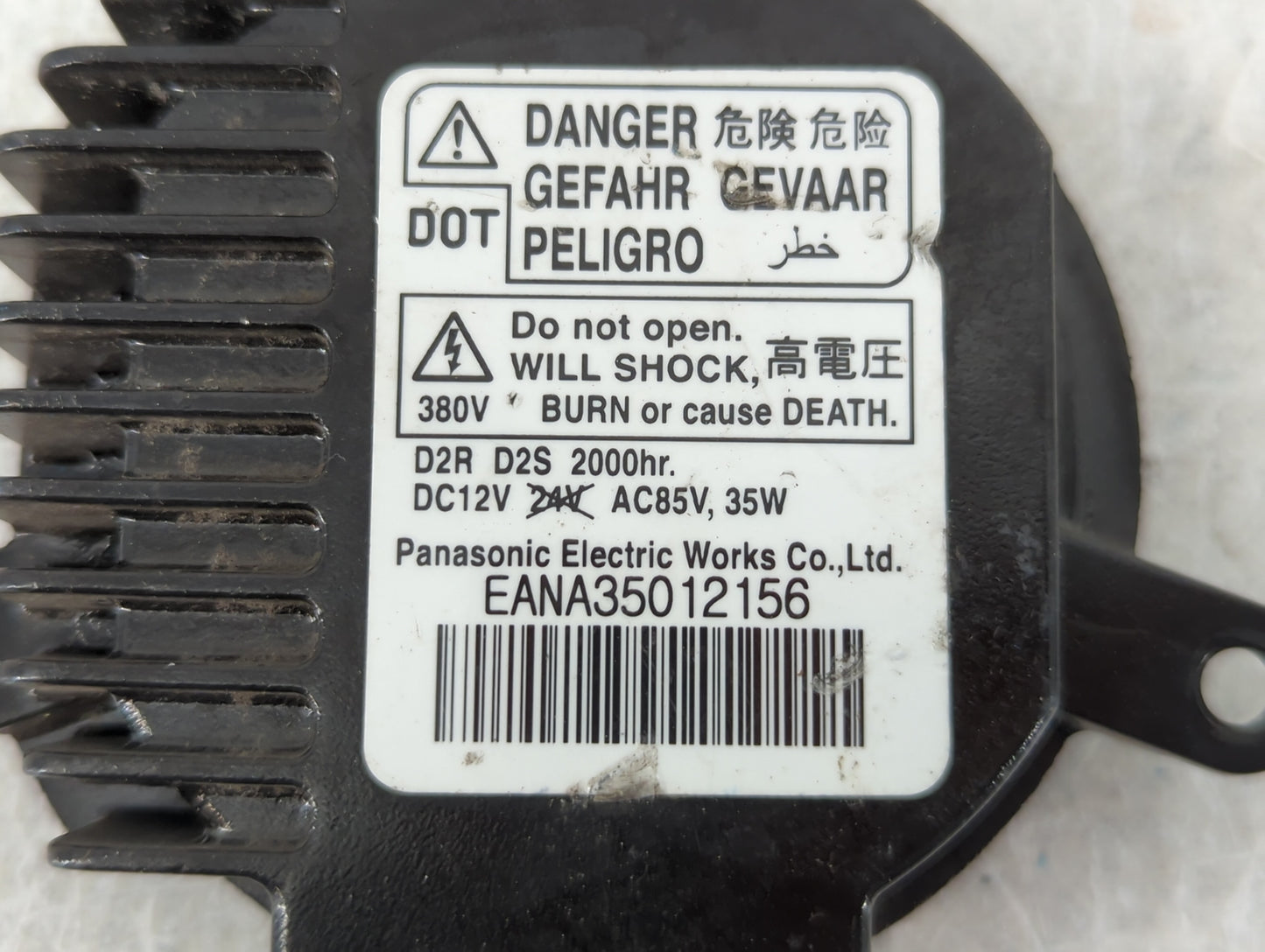 2011-2013 Infiniti M37 Headlight Ballast Head Light - Oemusedautoparts1.com