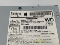 2013 Infiniti M56 Radio AM FM Cd Player Receiver Replacement P/N:25915 1PP0B Fits Fits 2014 OEM Used Auto Parts - Oemusedaut