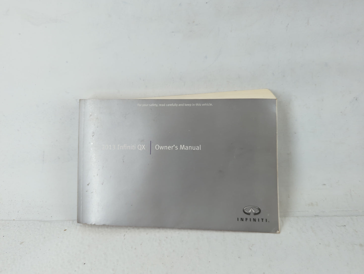 2013 Infiniti Qx30 Owners Manual Book Guide P/N:OM3E 0Z62U0 OEM Used Auto Parts - Oemusedautoparts1.com