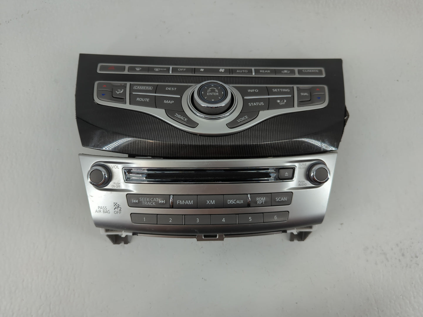 2011-2013 Infiniti Qx56 Climate Control Module Temperature AC/Heater Replacement P/N:283953JA7B Fits OEM Used Auto Parts - O