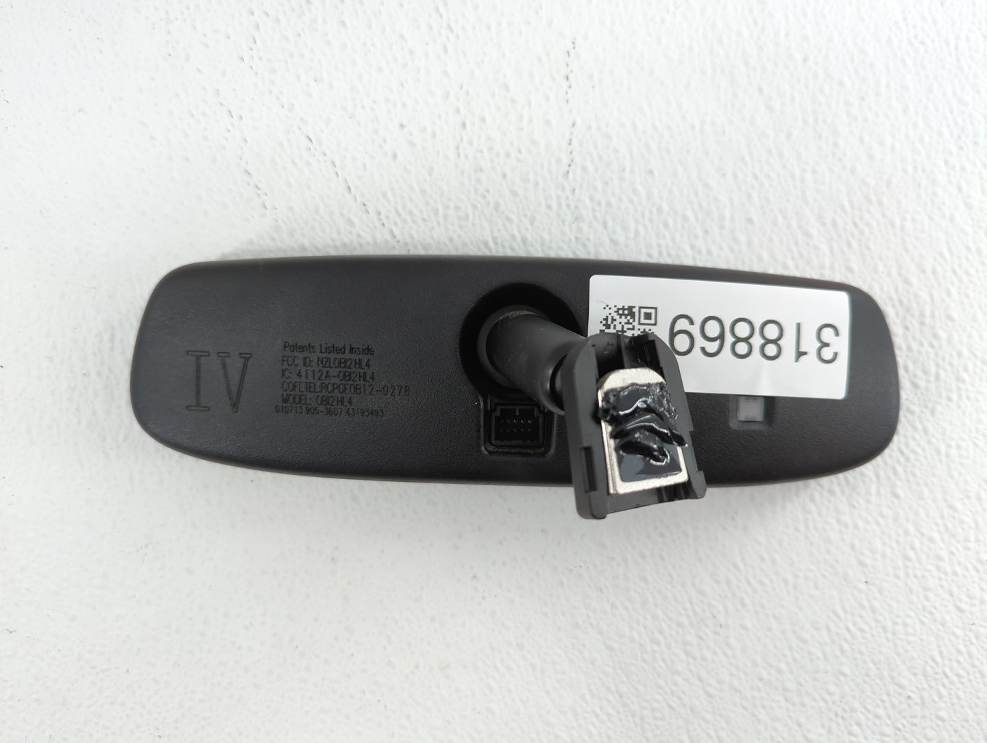 2013 Infiniti Qx56 Interior Rear View Mirror Replacement OEM P/N:NZL0BI2HL4 Fits Fits 2014 2015 2016 2017 2018 2019 OEM Used