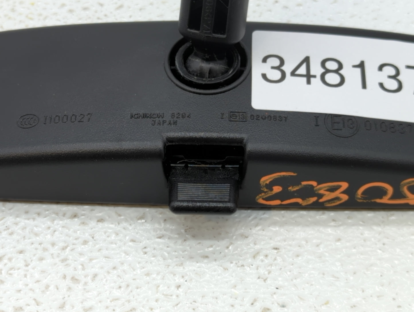 2013 Infiniti Qx56 Interior Rear View Mirror Replacement OEM P/N:E13010837 4112A-0BI2HL4 Fits OEM Used Auto Parts - Oemuseda