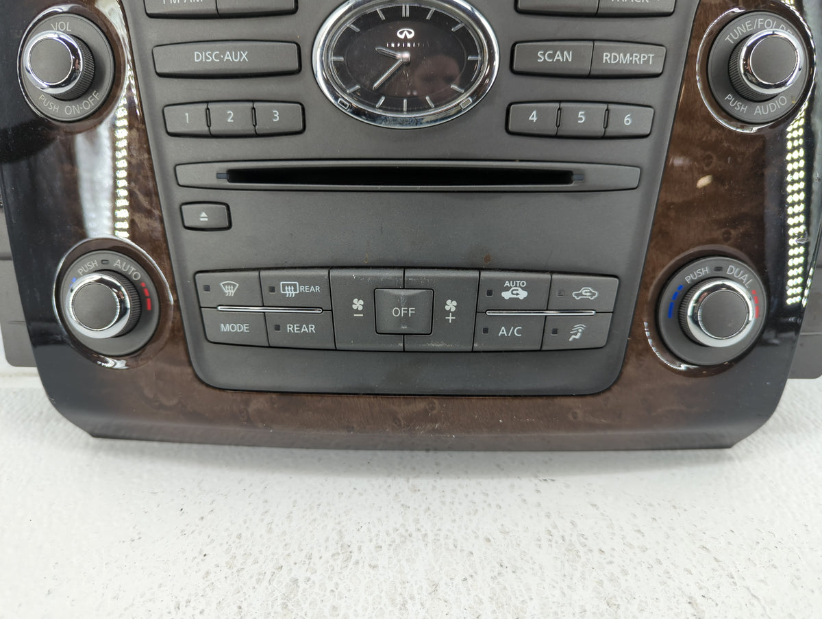 2011-2013 Infiniti Qx56 Am Fm Cd Player Radio Receiver 583829 - Oemusedautoparts1.com