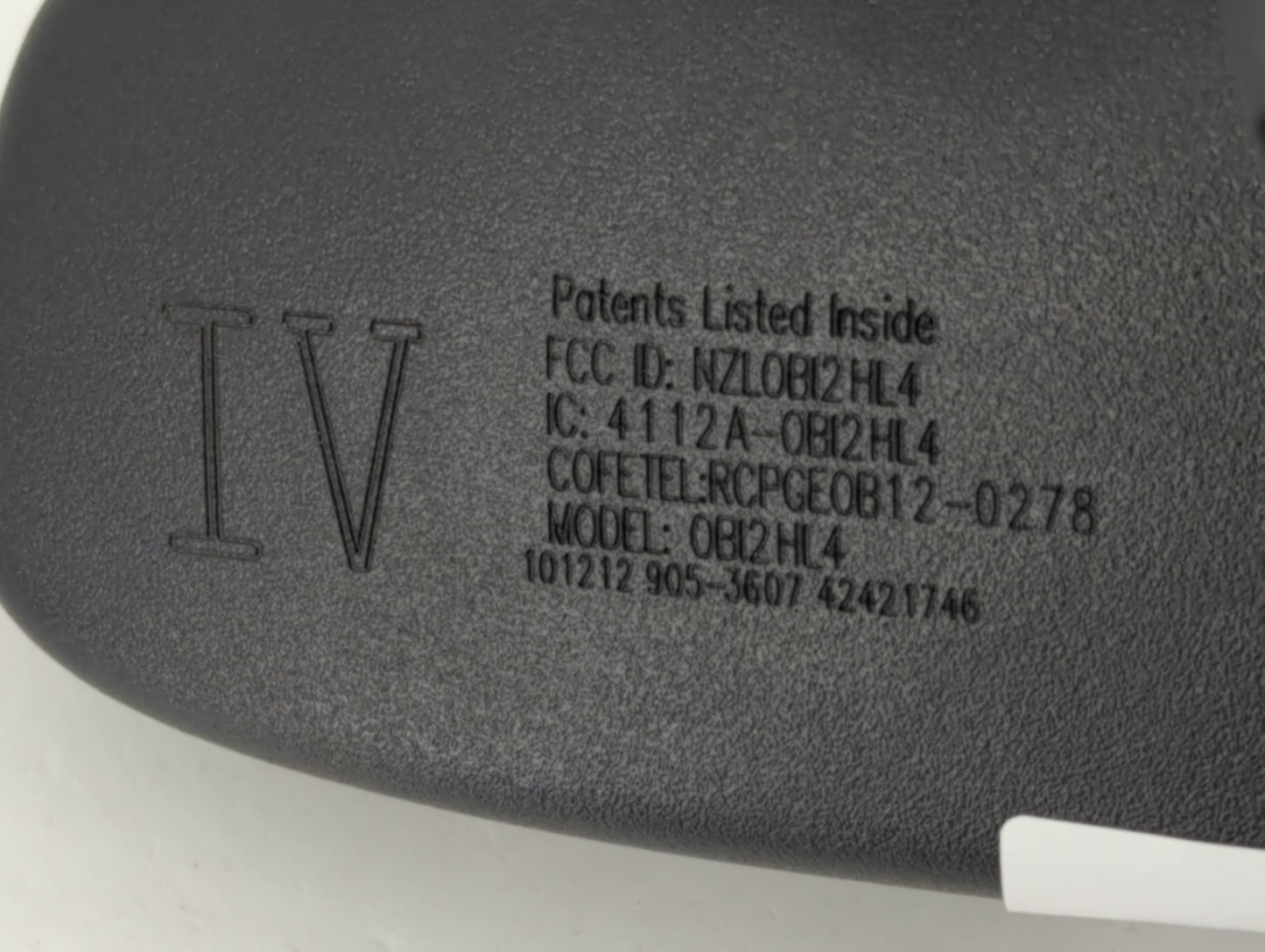 2013 Infiniti Qx56 Interior Rear View Mirror Replacement OEM P/N:4112A-0B12HL4 42421746 Fits OEM Used Auto Parts - Oemusedau