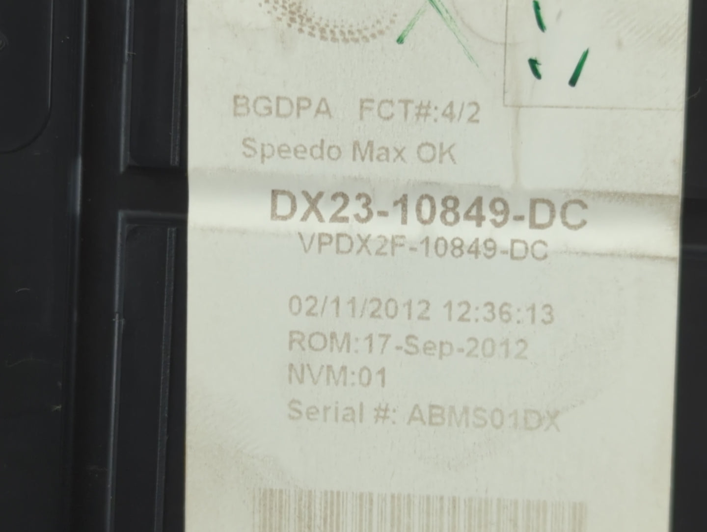 2013-2014 Jaguar Xf Instrument Cluster Speedometer Gauges P/N:DX23-10849-DC Fits Fits 2013 2014 OEM Used Auto Parts - Oemuse