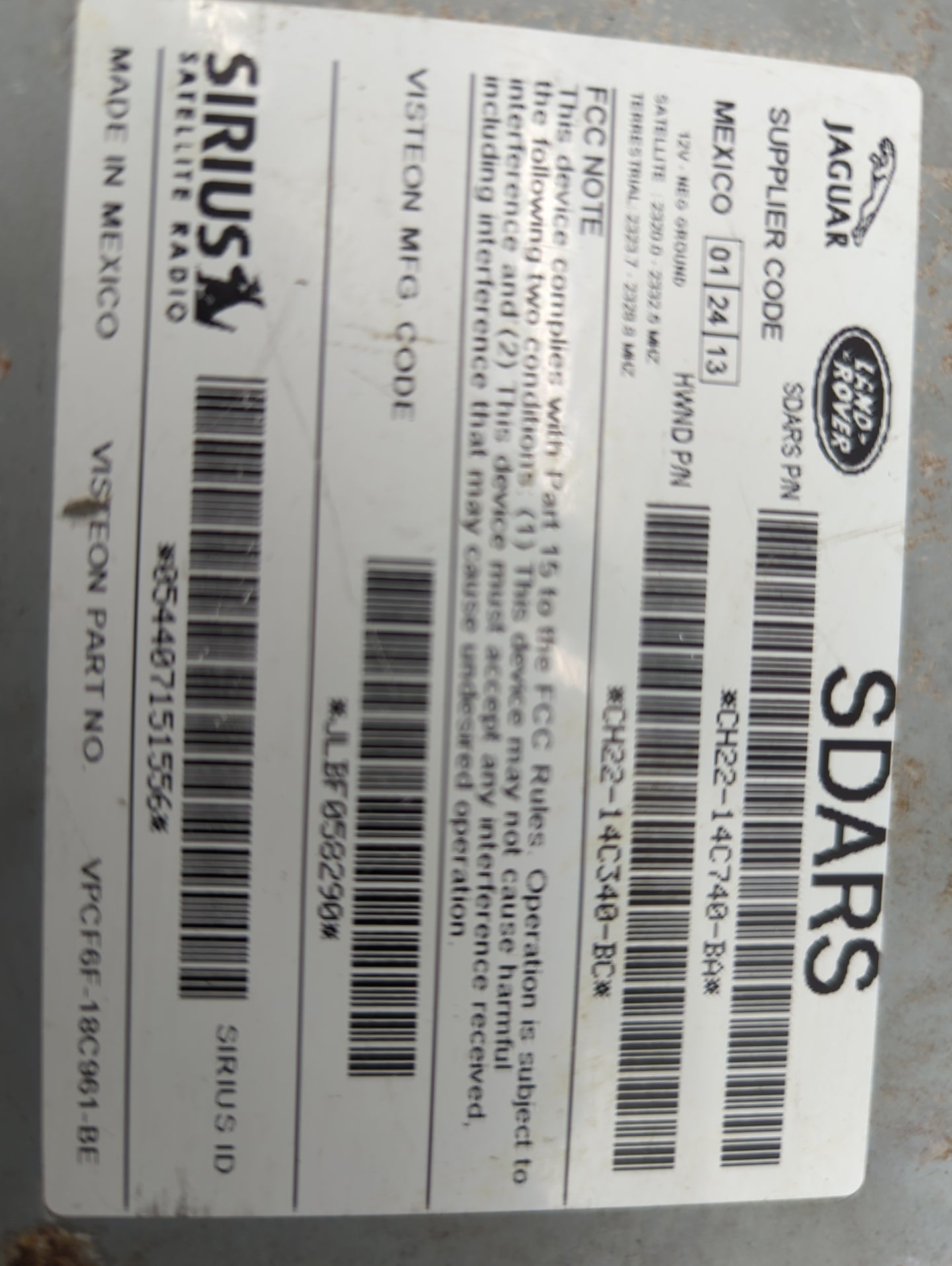 2009-2014 Jaguar Xf Communication Control Module - Oemusedautoparts1.com