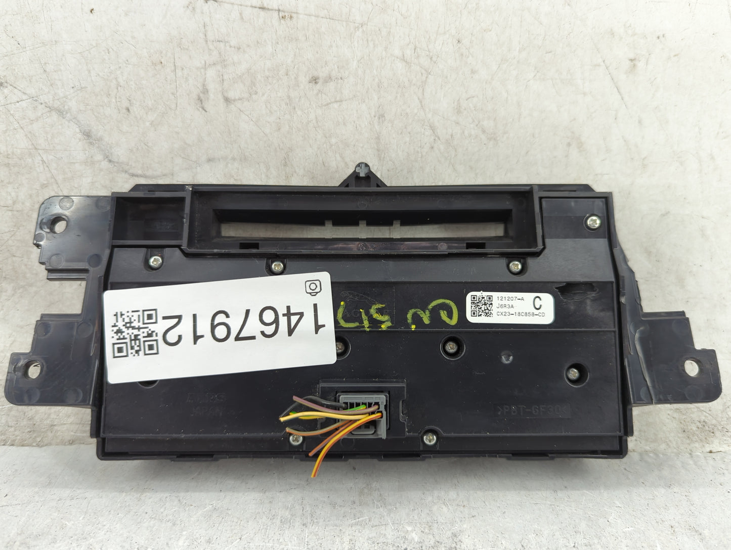 2013 Jaguar Xf Climate Control Module Temperature AC/Heater Replacement P/N:CX23-18C858-CD 121207-A, J6R3A Fits OEM Used Aut