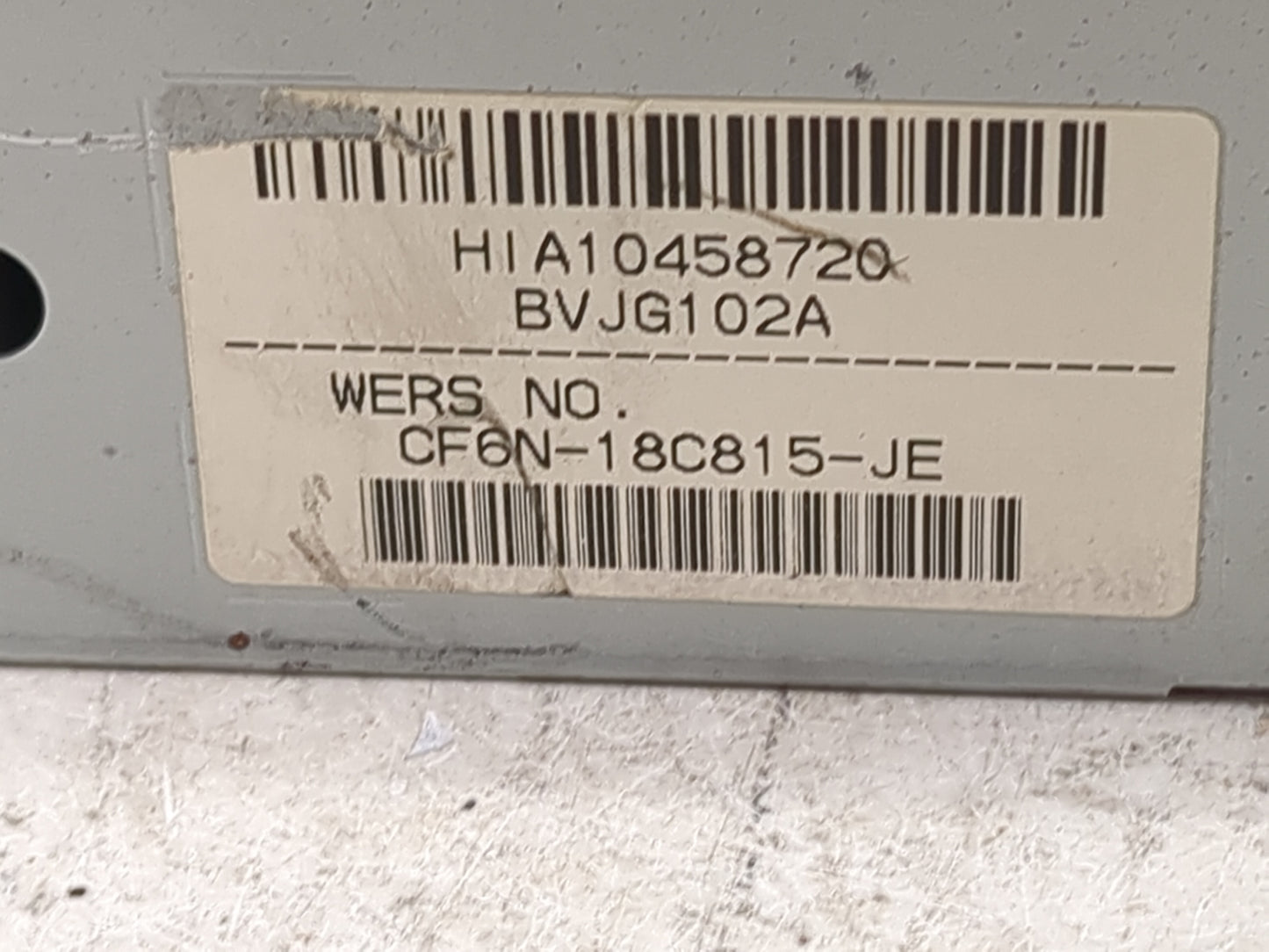 2013 Jaguar Xf Radio AM FM Cd Player Receiver Replacement P/N:CF6N-18C815-JE 50645928 AA, HIA10458720, BVJG102A Fits OEM Use