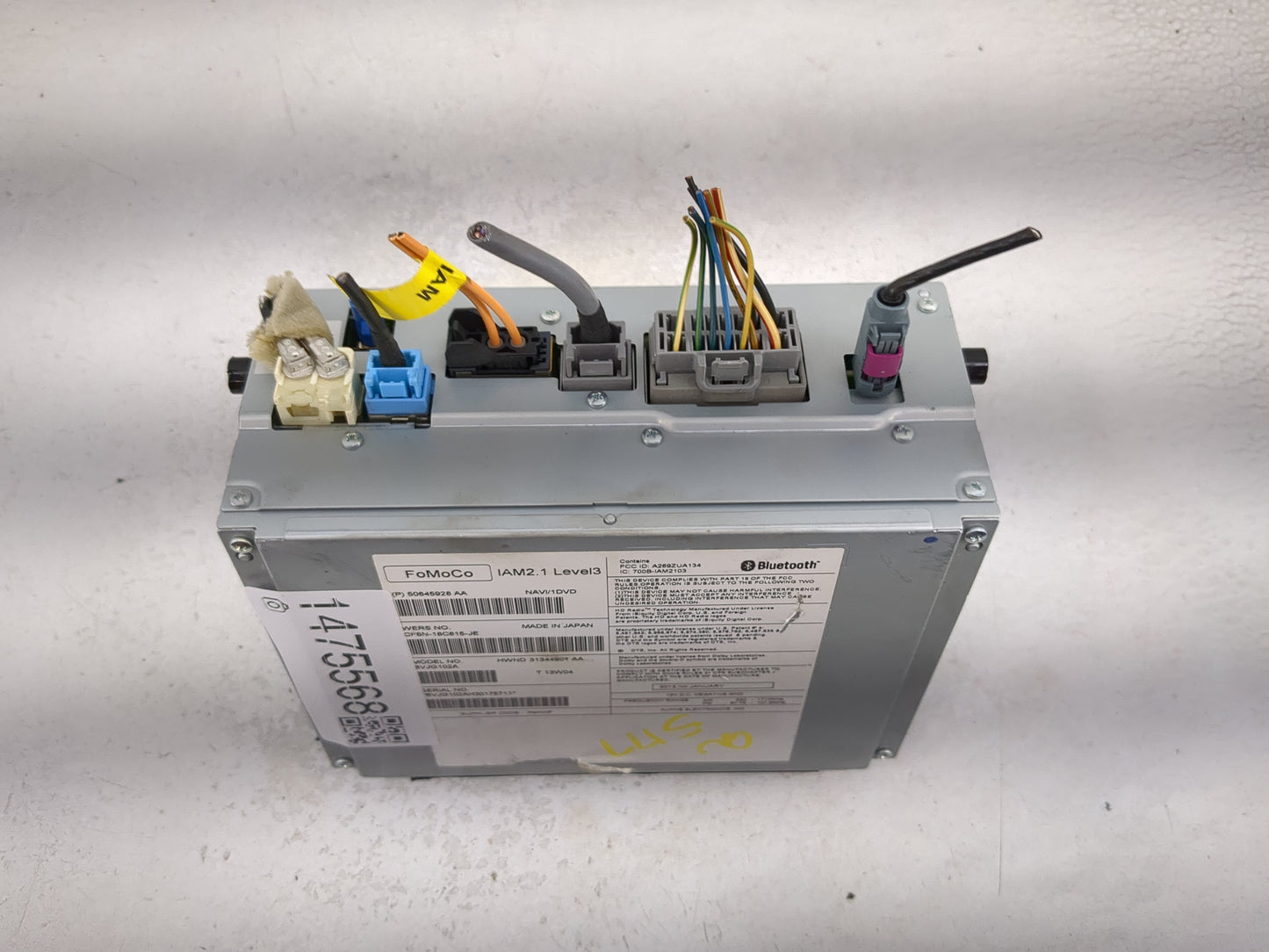 2013 Jaguar Xf Radio AM FM Cd Player Receiver Replacement P/N:CF6N-18C815-JE 50645928 AA, HIA10458720, BVJG102A Fits OEM Use