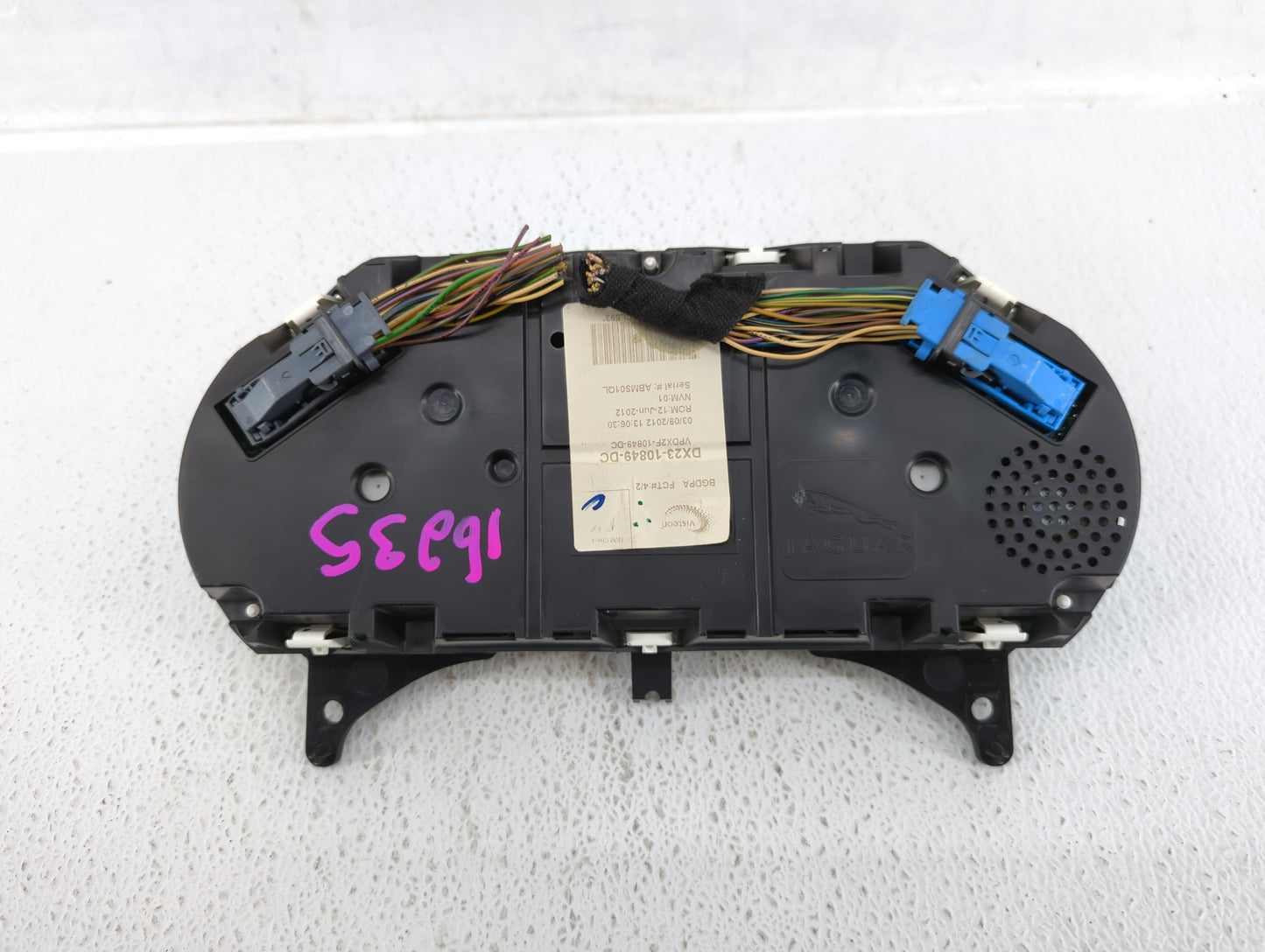 2013-2014 Jaguar Xf Instrument Cluster Speedometer Gauges P/N:DX23-10849-DC DX23-10849-AD Fits Fits 2013 2014 OEM Used Auto 