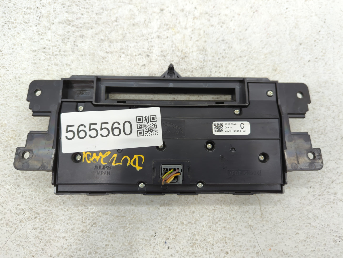 2012-2015 Jaguar Xf Radio AM FM Cd Player Receiver Replacement P/N:CX23-18C858-CD Fits Fits 2012 2013 2014 2015 OEM Used Aut