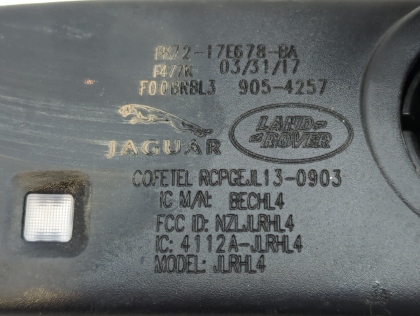 2013-2015 Jaguar Xf Interior Rear View Mirror Replacement OEM P/N:E11025891 E11015891 Fits Fits 2013 2014 2015 OEM Used Auto