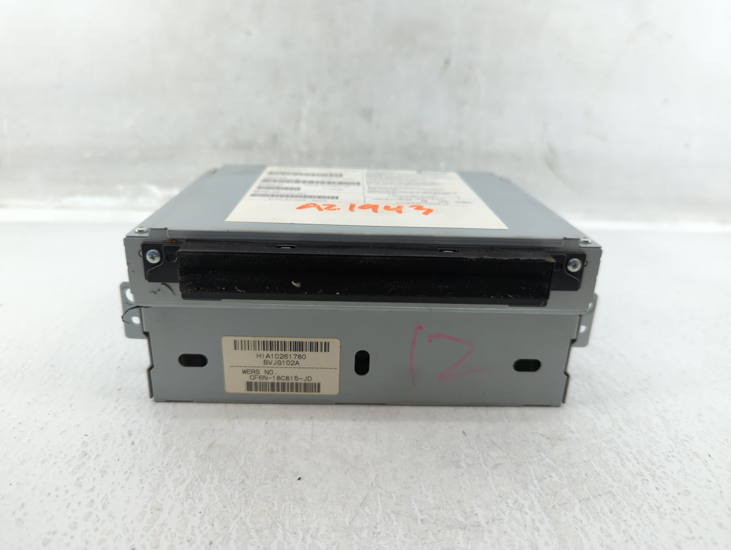 2012-2013 Jaguar Xf Radio AM FM Cd Player Receiver Replacement P/N:CF6N-18C815-JD 50645928 AA Fits Fits 2012 2013 OEM Used A