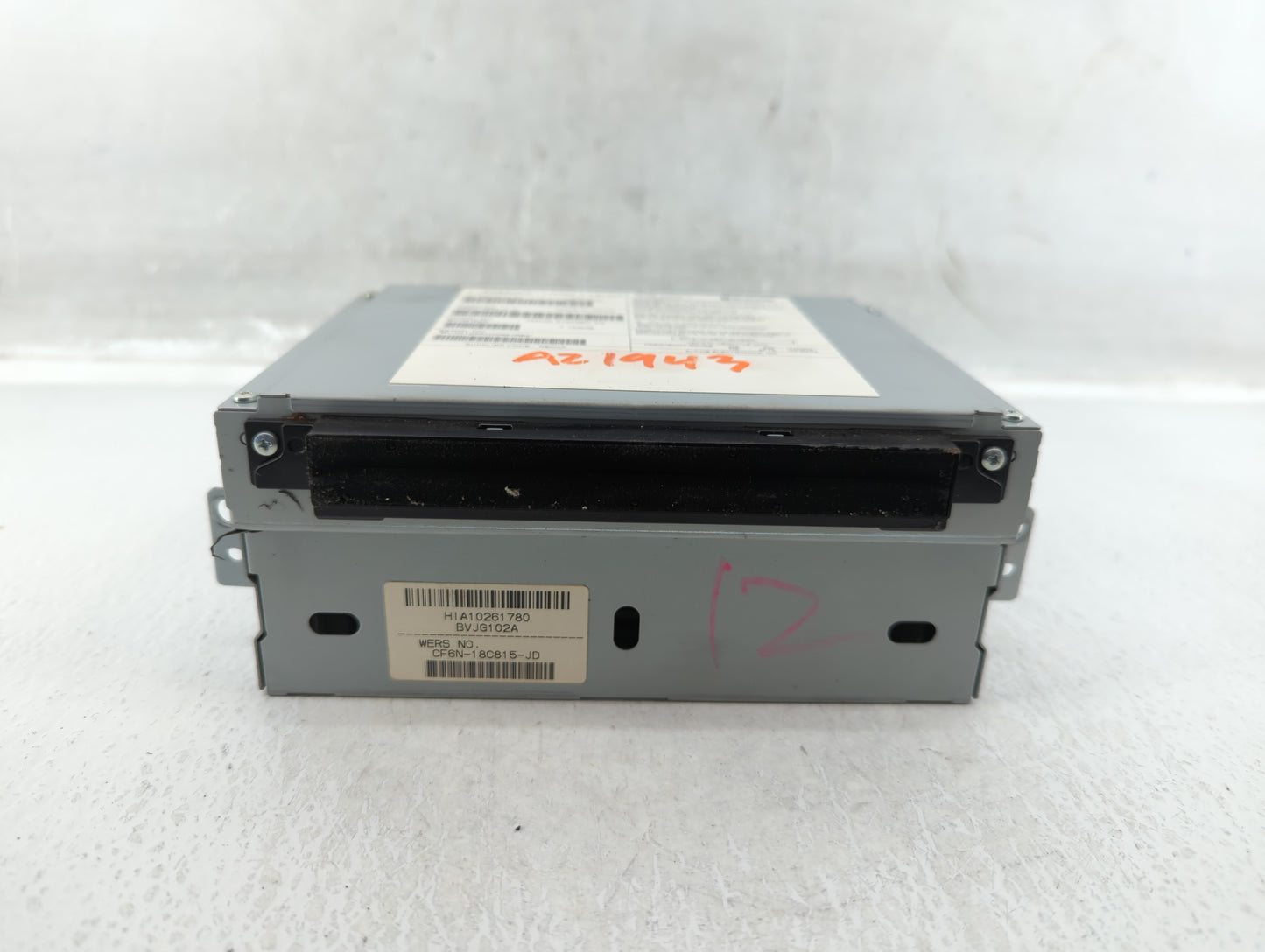 2012-2013 Jaguar Xf Radio AM FM Cd Player Receiver Replacement P/N:CF6N-18C815-JD 50645928 AA Fits Fits 2012 2013 OEM Used A