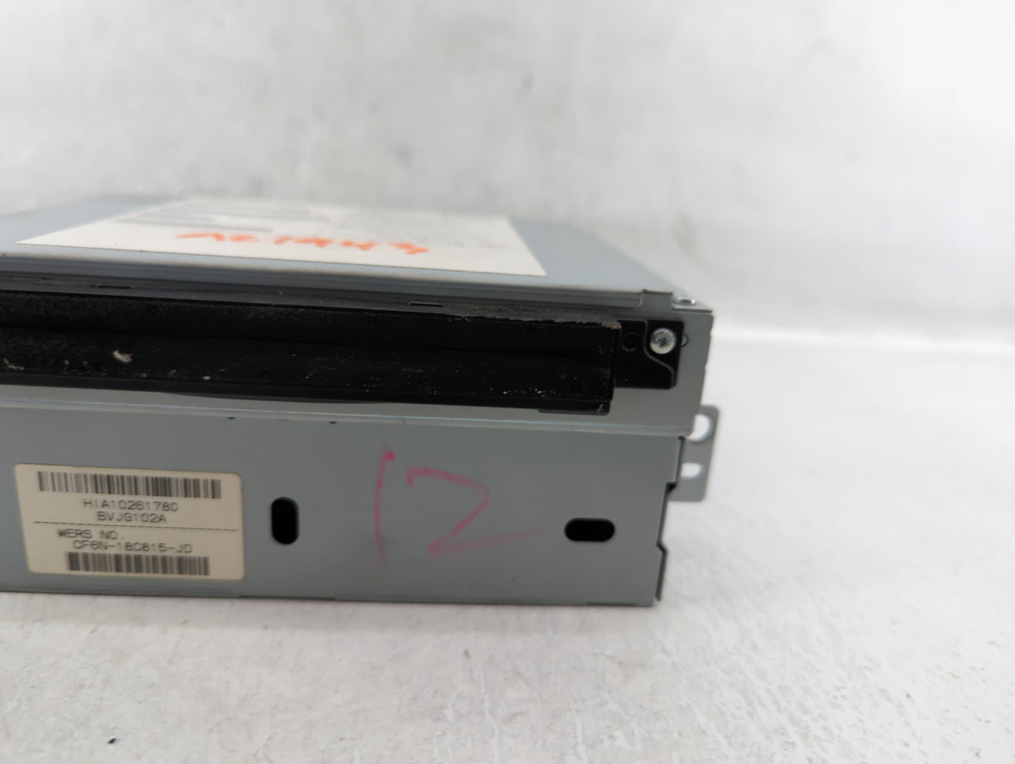 2012-2013 Jaguar Xf Radio AM FM Cd Player Receiver Replacement P/N:CF6N-18C815-JD 50645928 AA Fits Fits 2012 2013 OEM Used A