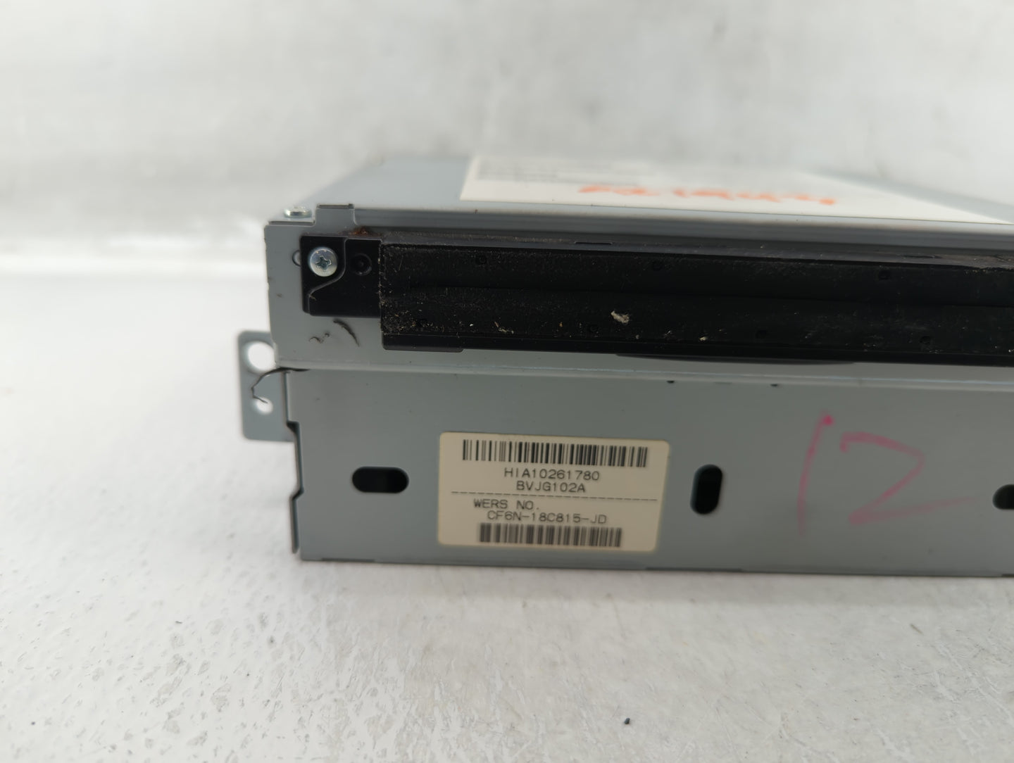 2012-2013 Jaguar Xf Radio AM FM Cd Player Receiver Replacement P/N:CF6N-18C815-JD 50645928 AA Fits Fits 2012 2013 OEM Used A