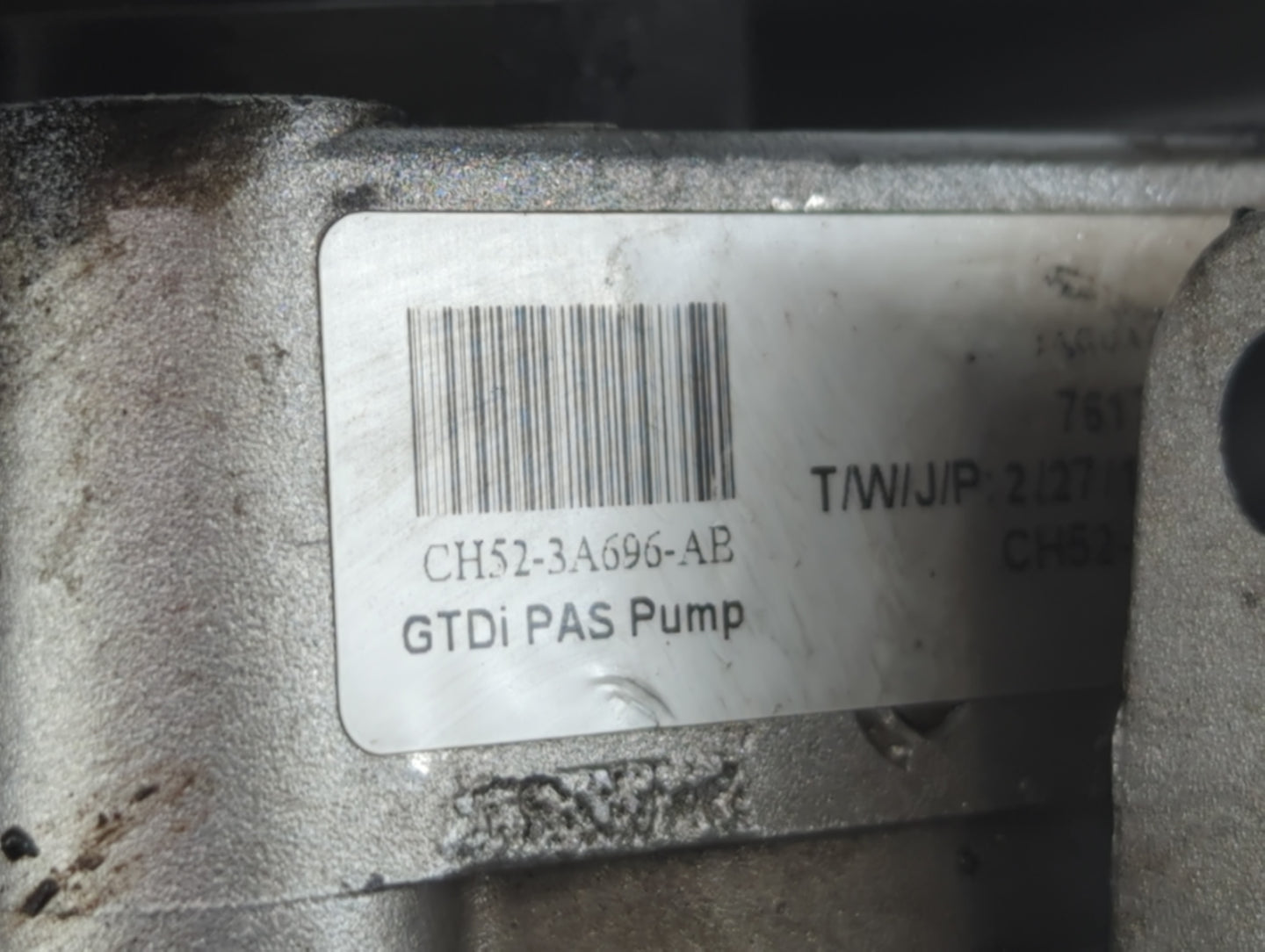 2013-2015 Jaguar Xf Power Steering Column Pump Oem - Oemusedautoparts1.com