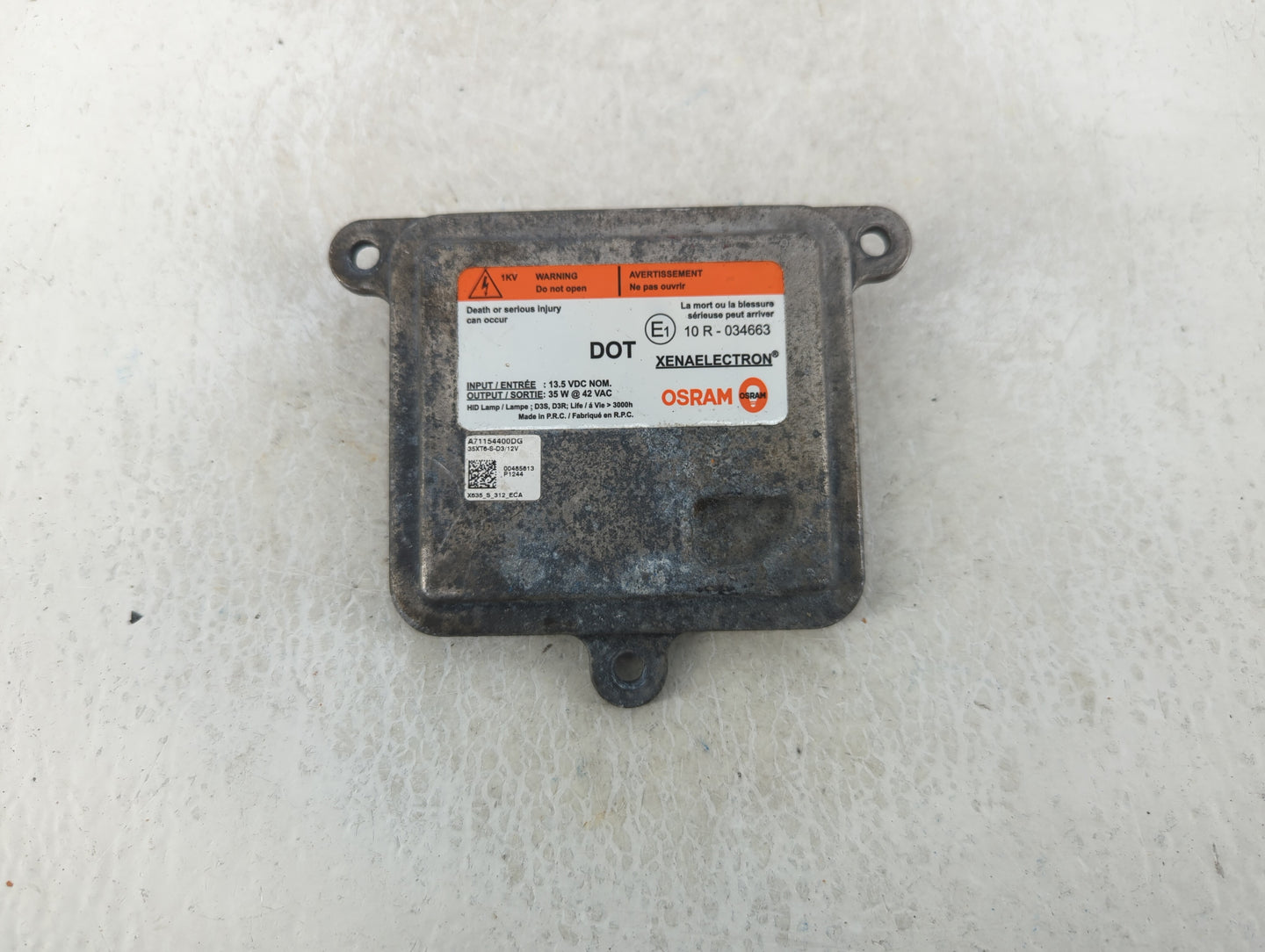 2013-2015 Jaguar Xf Headlight Ballast Head Light - Oemusedautoparts1.com