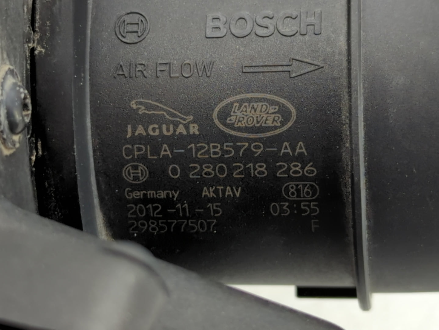2013 Jaguar Xf Air Cleaner Intake-duct Hose Tube - Oemusedautoparts1.com