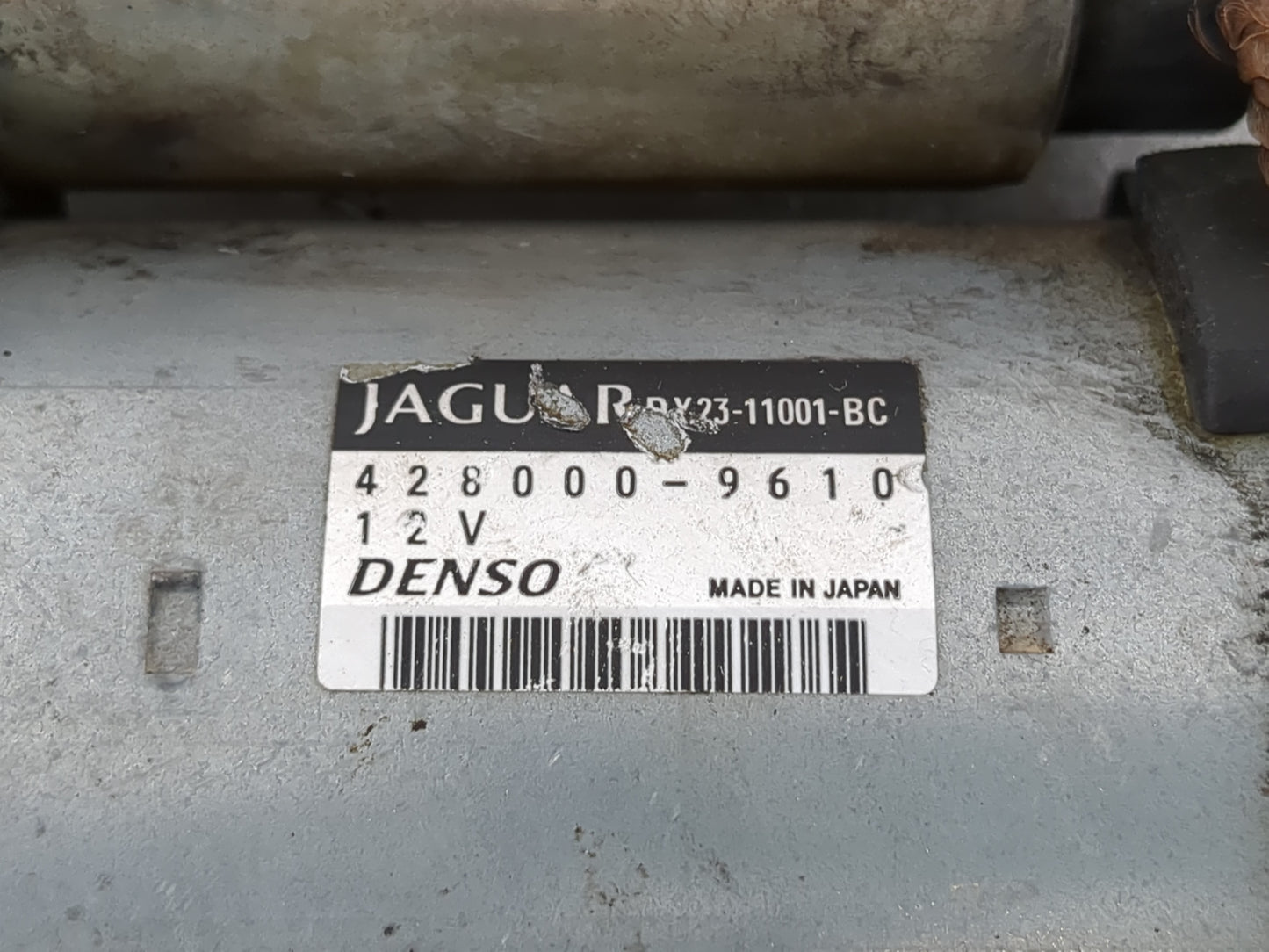 2013-2015 Jaguar Xj Car Starter Motor Solenoid OEM P/N:428000-9610 Fits Fits 2013 2014 2015 OEM Used Auto Parts - Oemusedaut