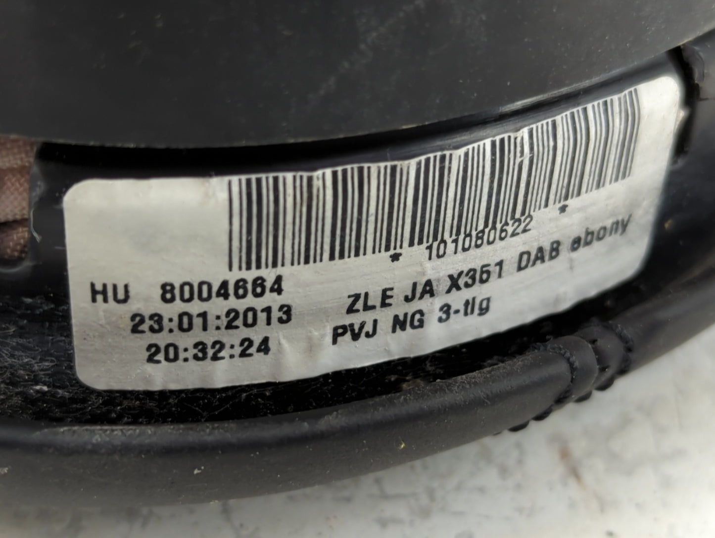2013-2017 Jaguar Xj Air Bag Driver Left Steering Wheel Mounted Fits Fits 2013 2014 2015 2016 2017 OEM Used Auto Parts - Oemu