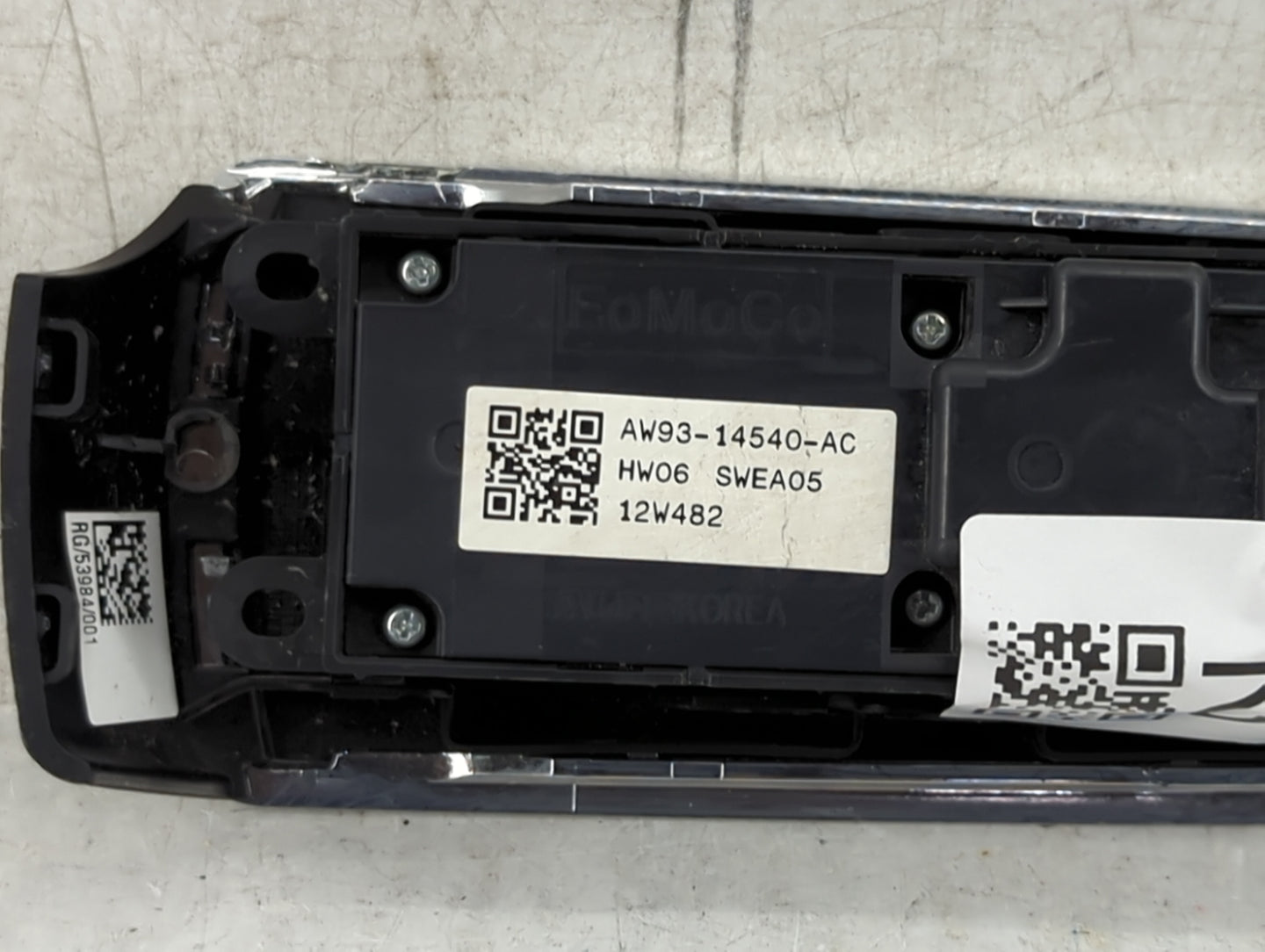2010-2015 Jaguar Xj Master Power Window Switch Replacement Driver Side Left P/N:AW93-14540-AC Fits OEM Used Auto Parts - Oem
