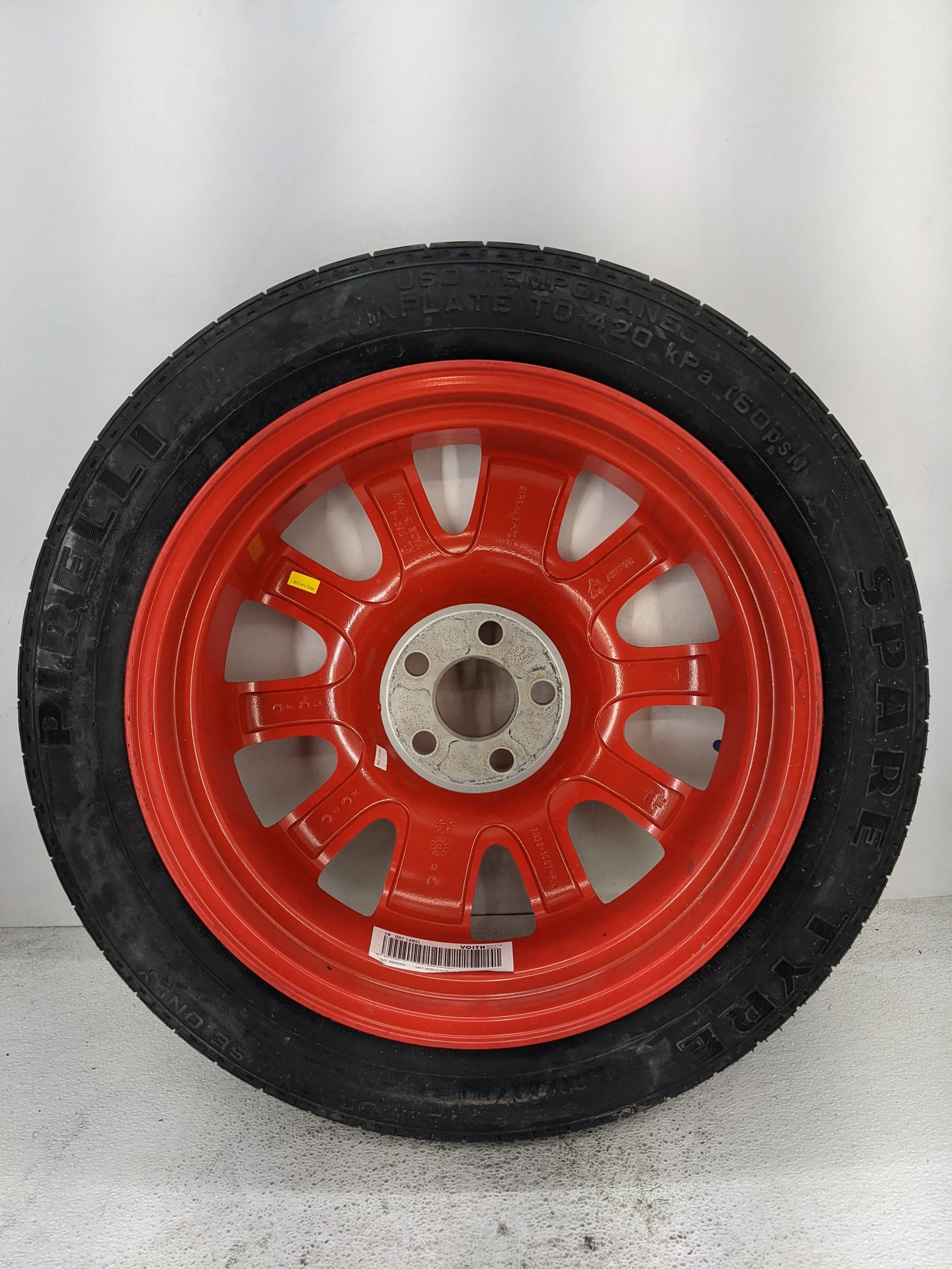 2010-2019 Jaguar Xj Spare Donut Tire Wheel Rim Oem - Oemusedautoparts1.com
