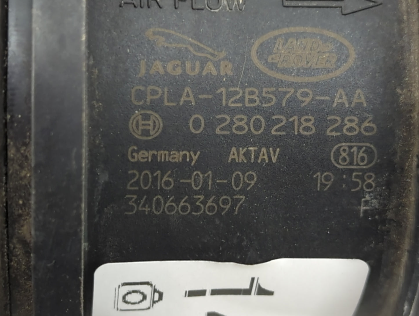 2013-2019 Jaguar Xj Mass Air Flow Meter Maf - Oemusedautoparts1.com