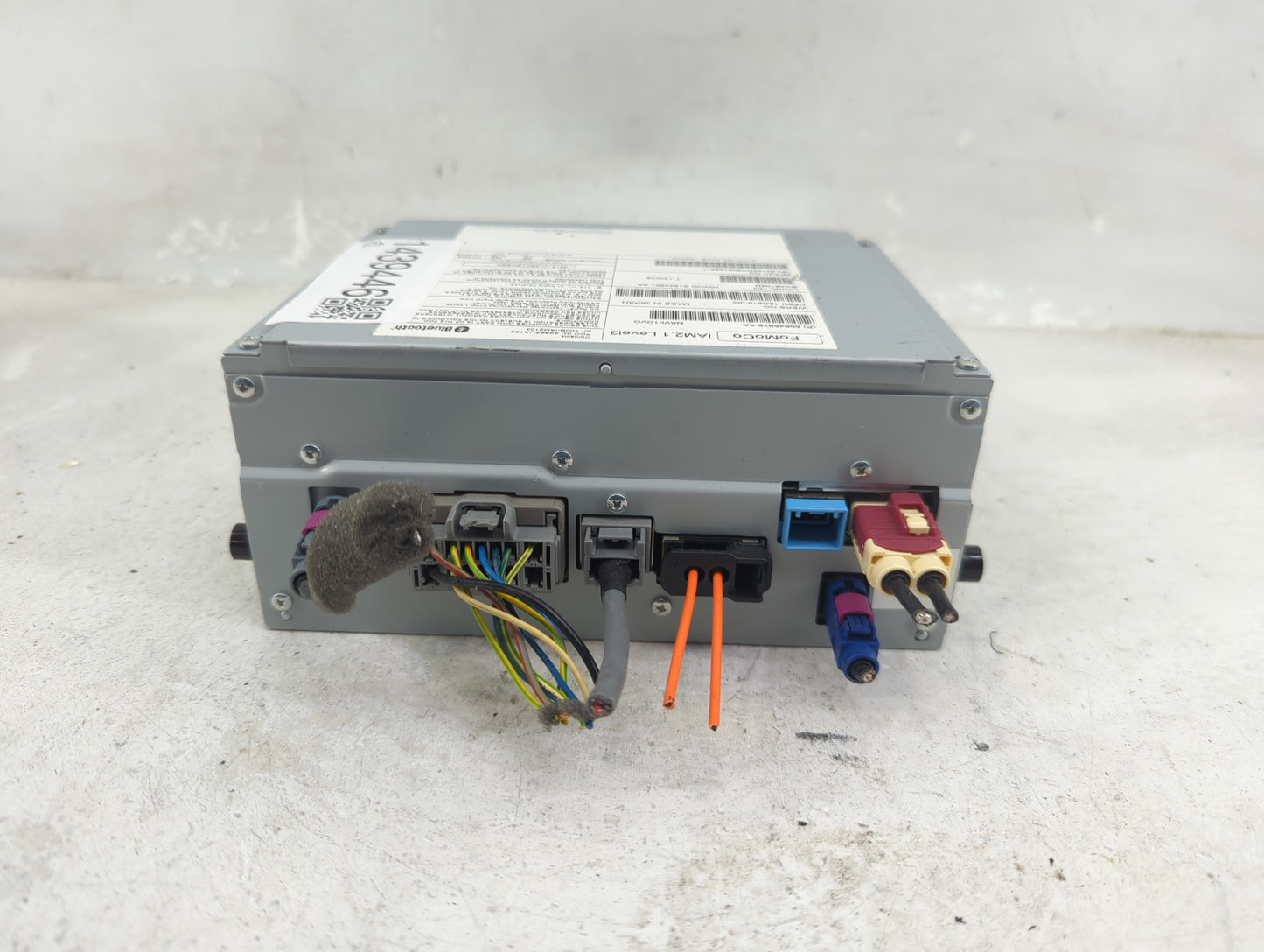 2013 Jaguar Xj Radio AM FM Cd Player Receiver Replacement P/N:BVJG102D CF6N-18C815-JM, 50645928AA, HWND31344901AA, A269Z1 Fi