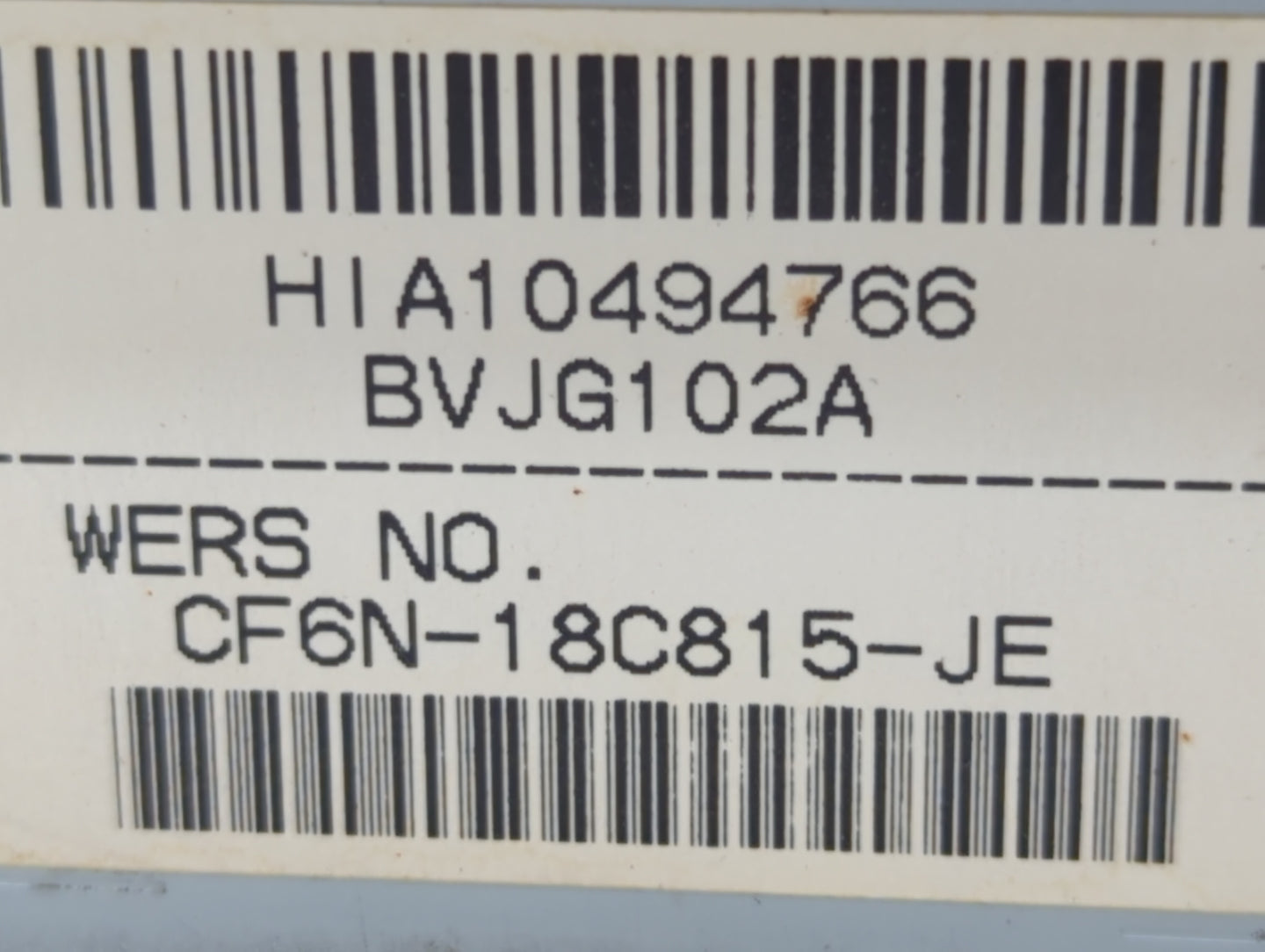 2011-2015 Jaguar Xj Am Fm Cd Player Radio Receiver - Oemusedautoparts1.com